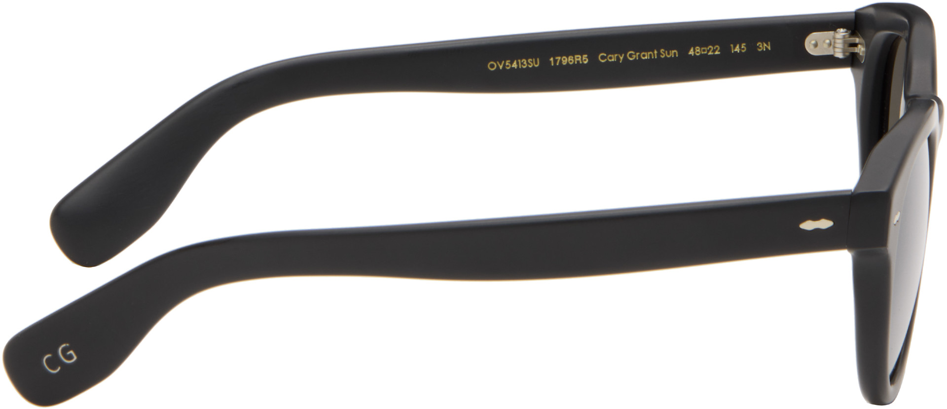 Oliver Peoples: Black Cary Grant Sunglasses | SSENSE