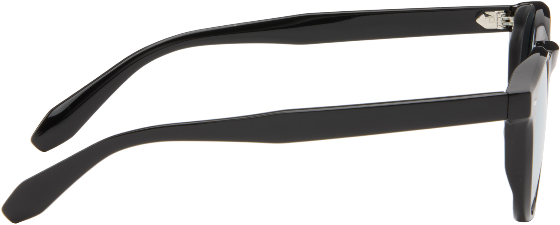 Oliver Peoples: ブラック N.07 サングラス | SSENSE 日本