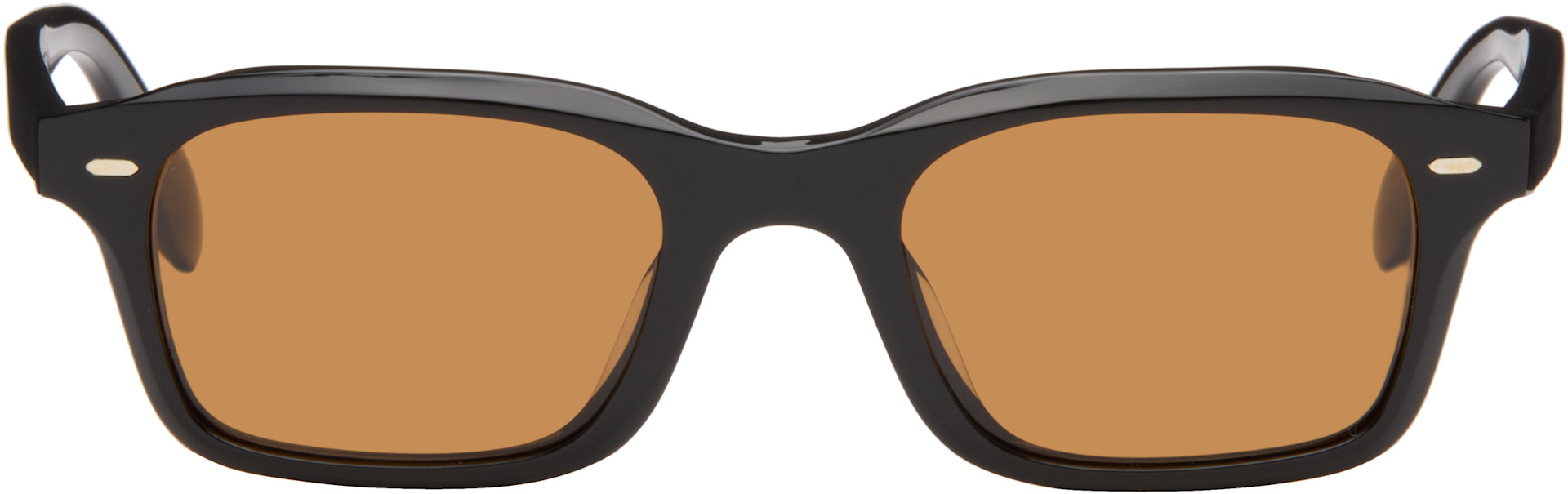 OLIVER PEOPLES サングラス　81240808N09S Oliver Peoples: Black N.08 Sunglasses | SSENSE