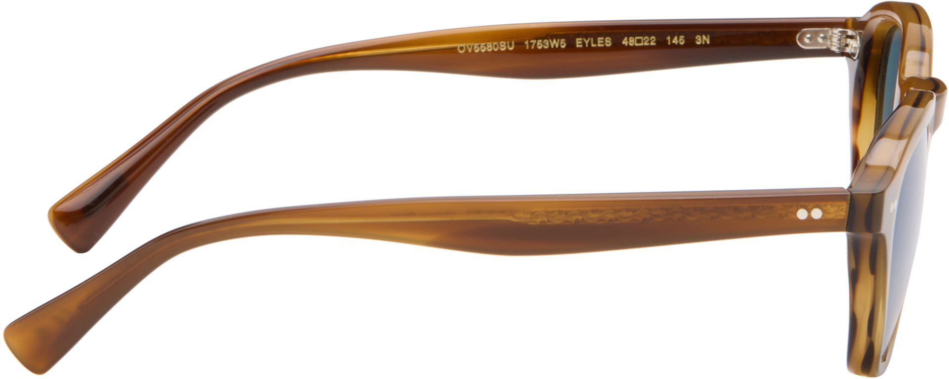 Oliver Peoples: ブラウン Eyles サングラス | SSENSE 日本