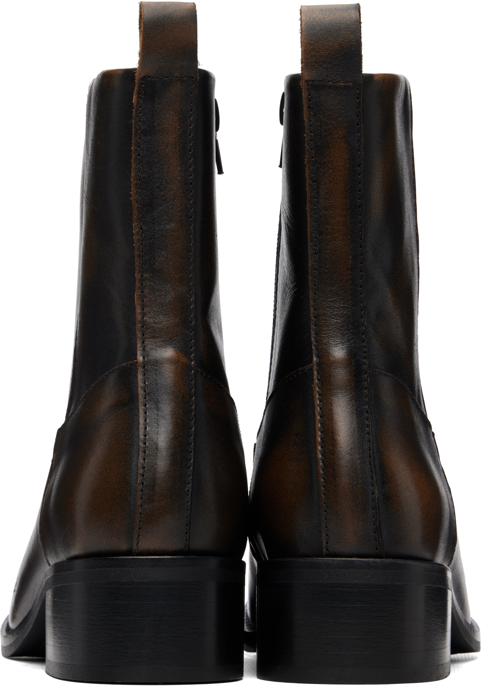 mfpen - Brown Protocol Ankle Boots
