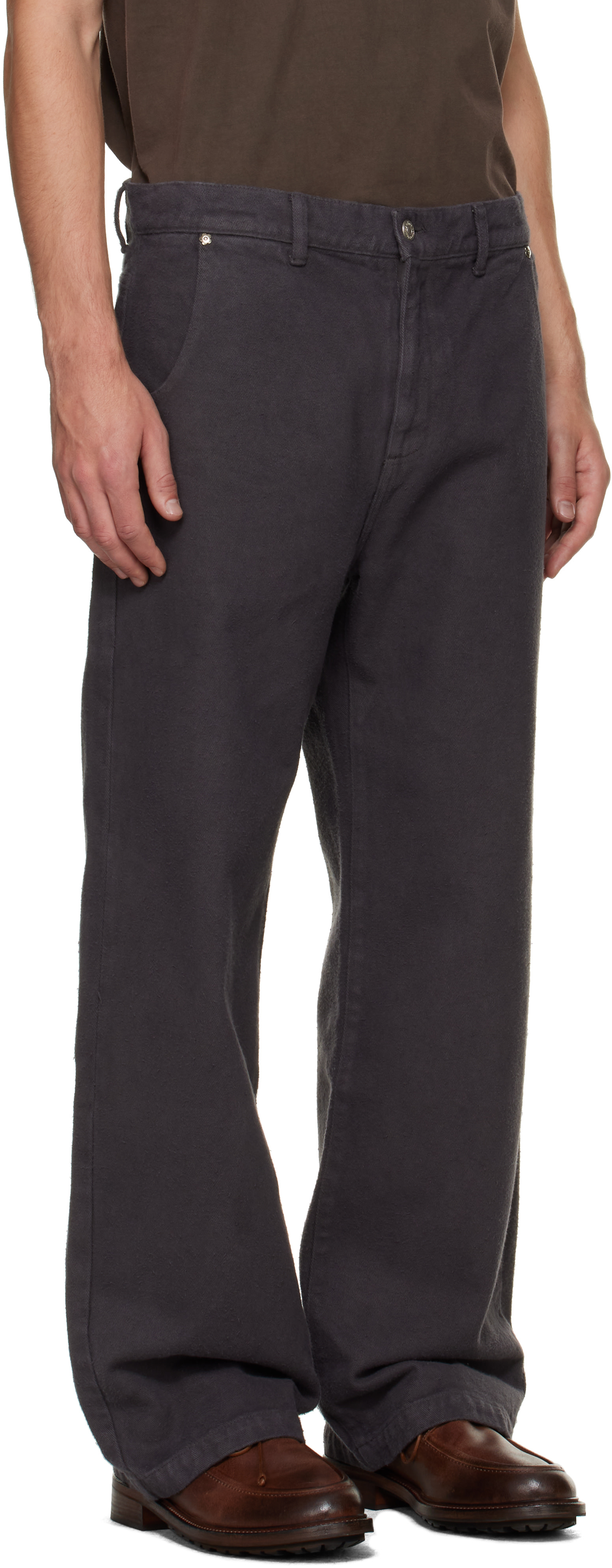 mfpen - Gray Straight Cut Jeans