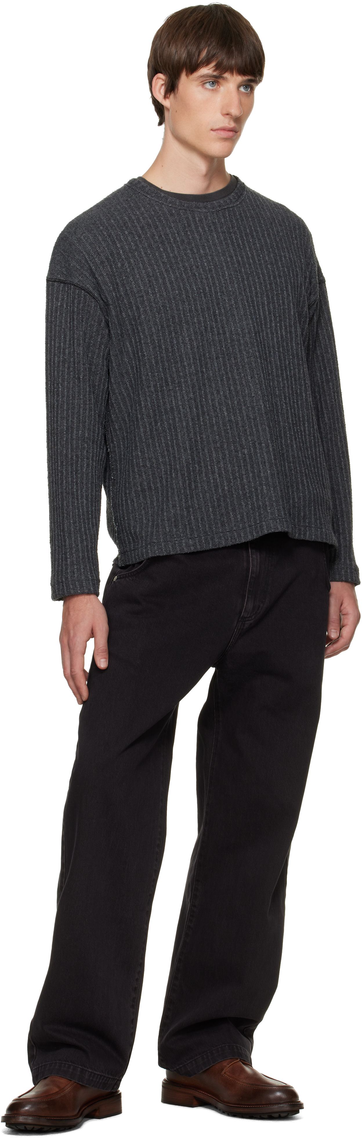 mfpen - Black Straight Cut Jeans