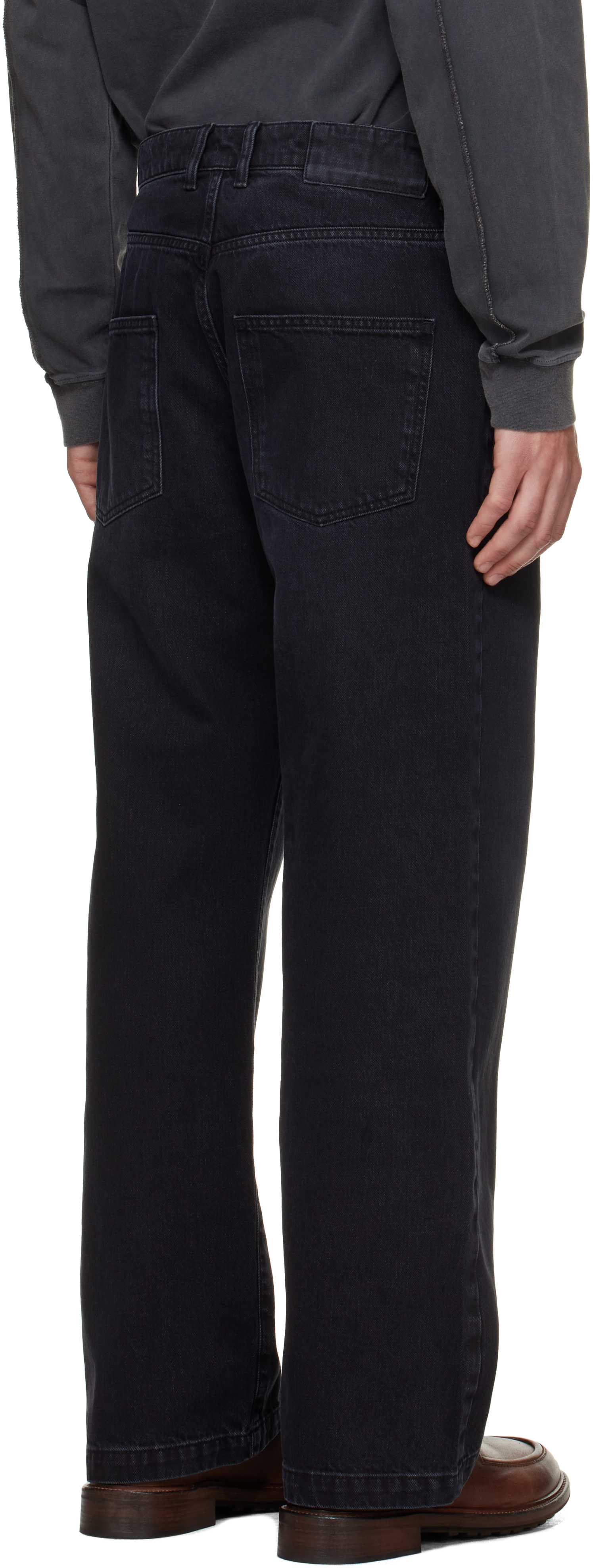 mfpen - Black Straight Cut Jeans