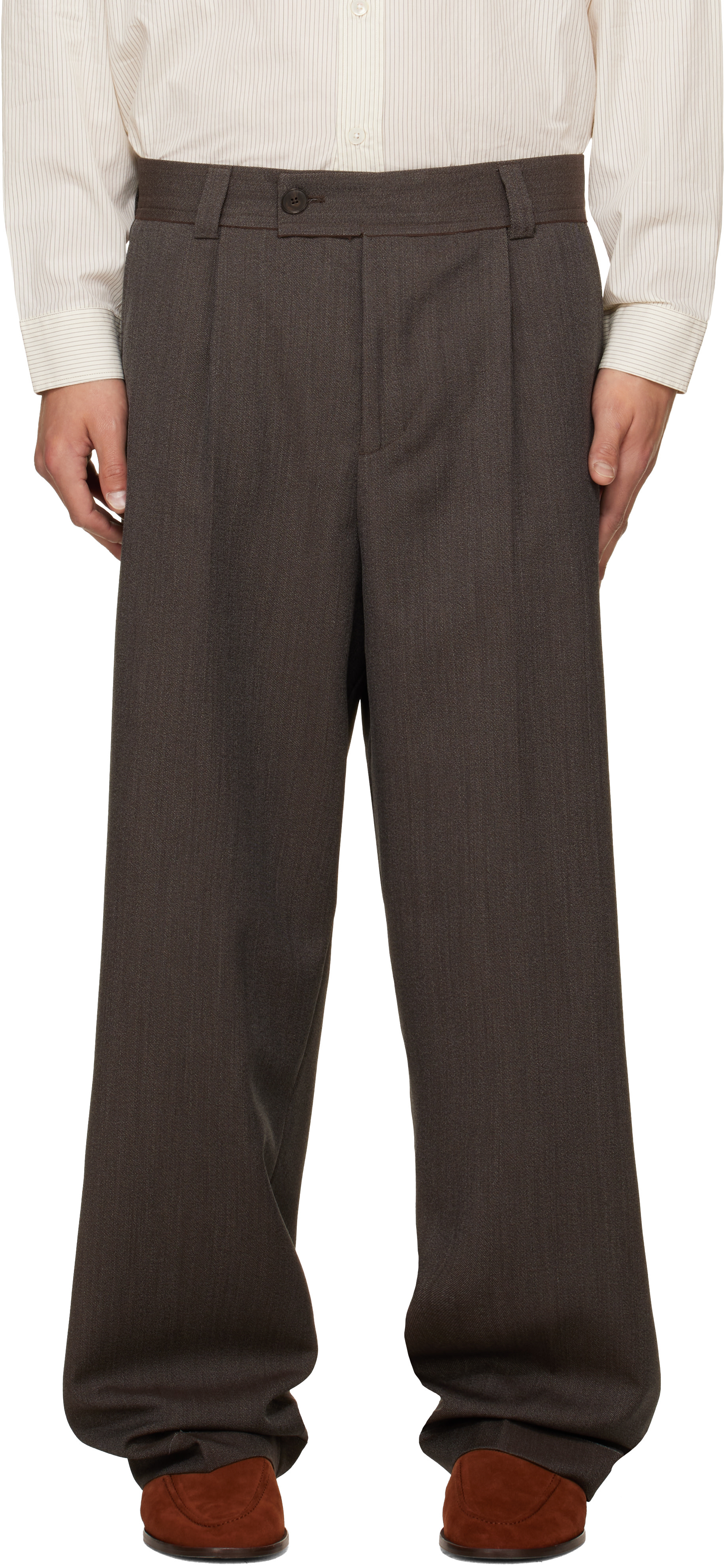mfpen - Pantalon taupe