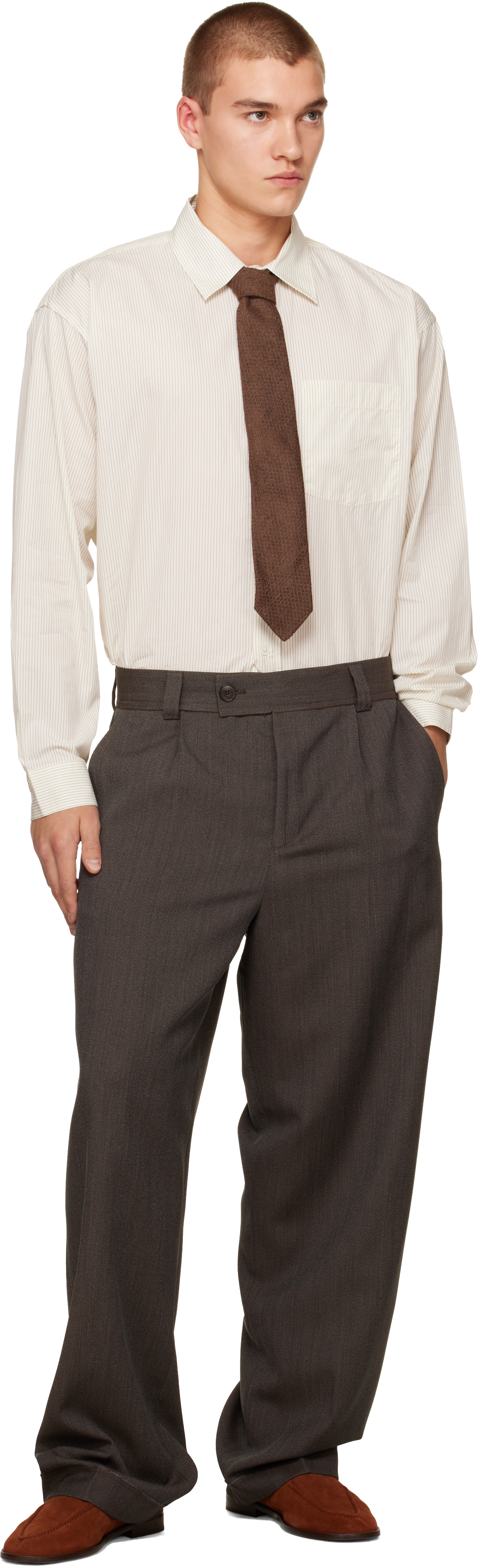 mfpen - Pantalon taupe
