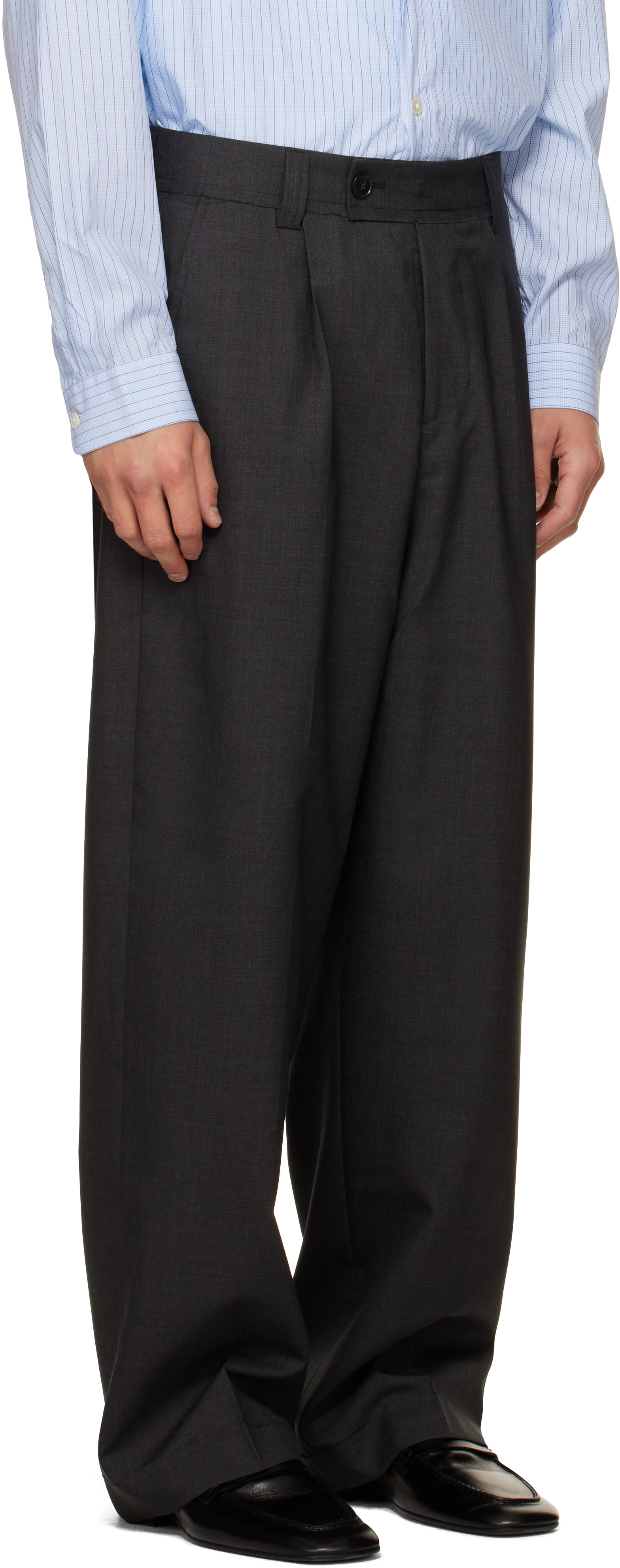mfpen - Gray Patch Trousers