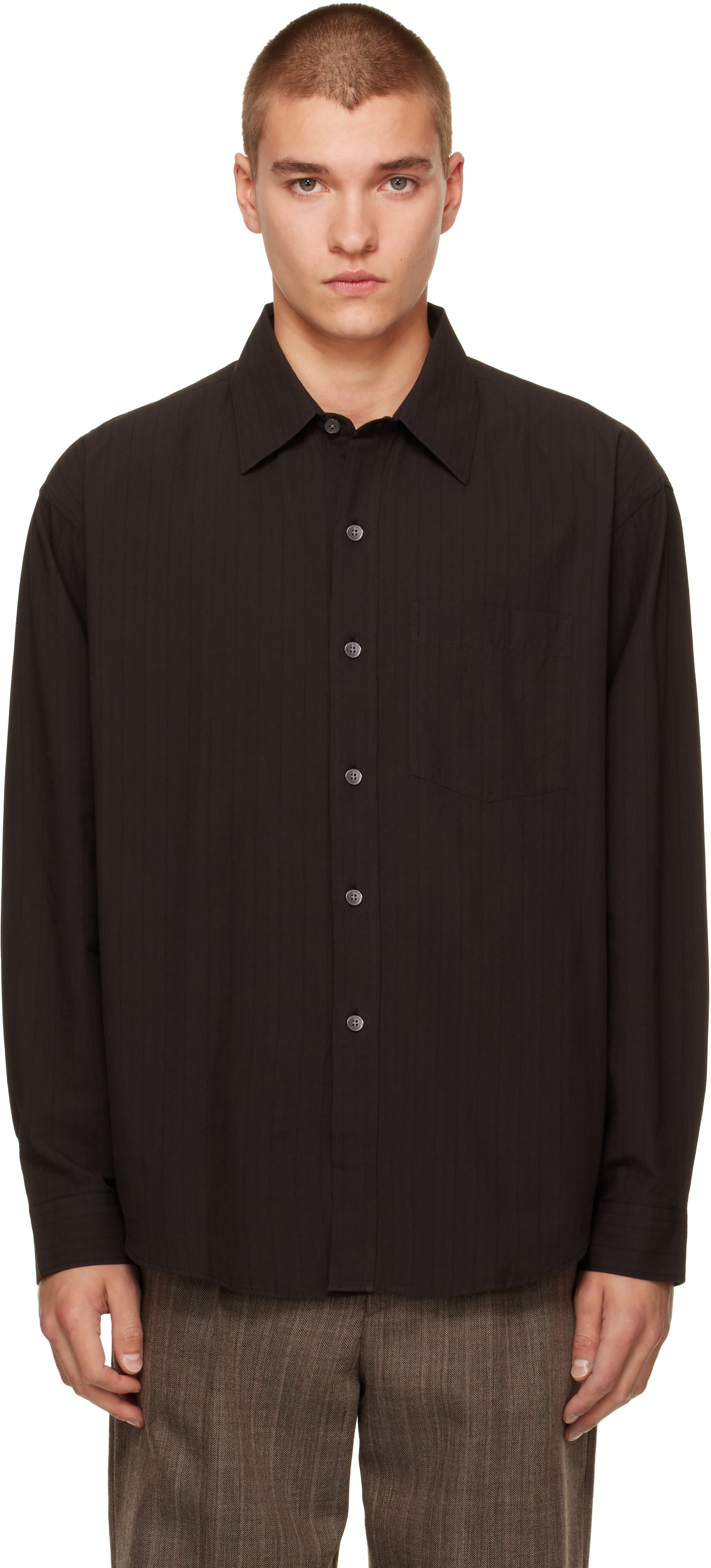mfpen - Brown Executive Shirt