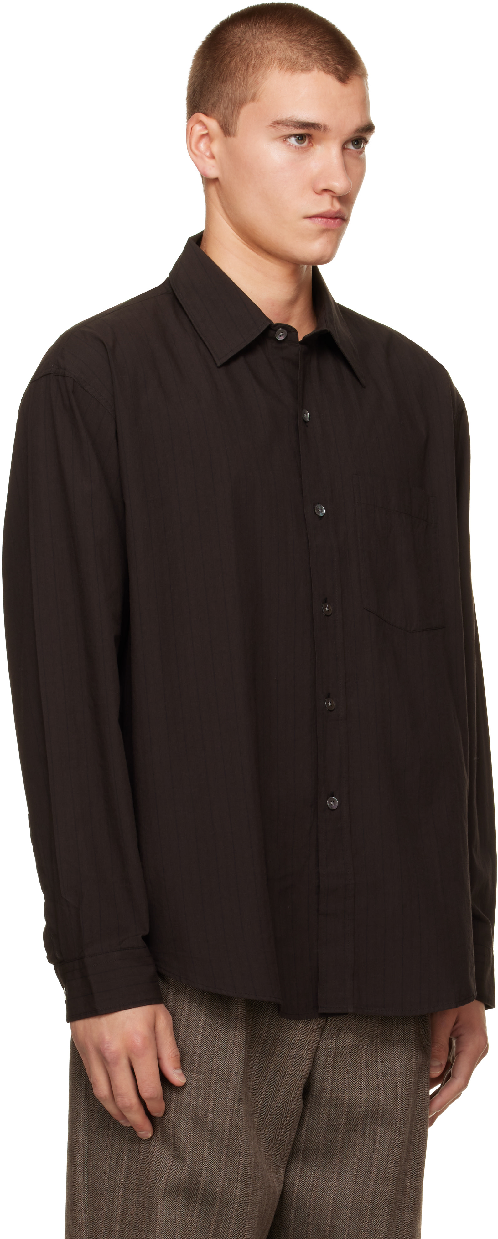 mfpen - Brown Executive Shirt