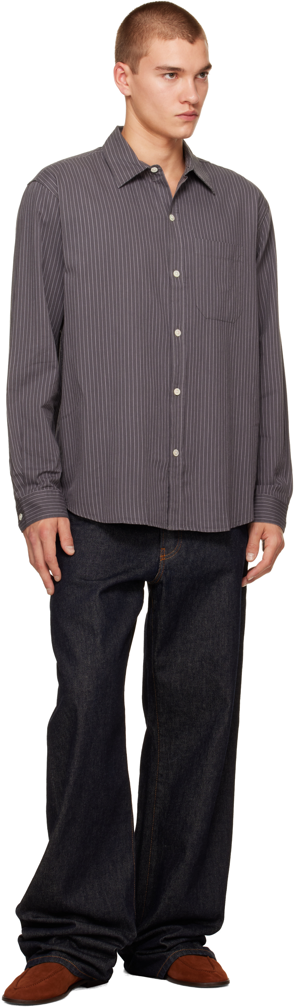 mfpen - Chemise Distant grise