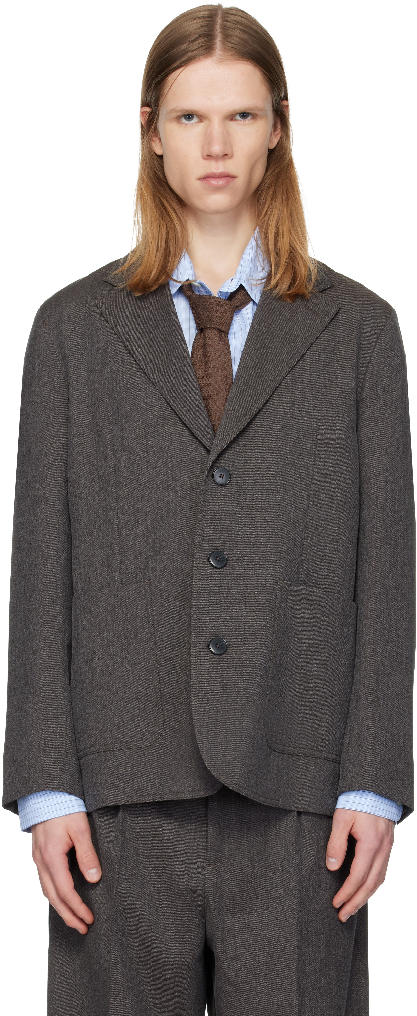 mfpen - Taupe Domain Blazer