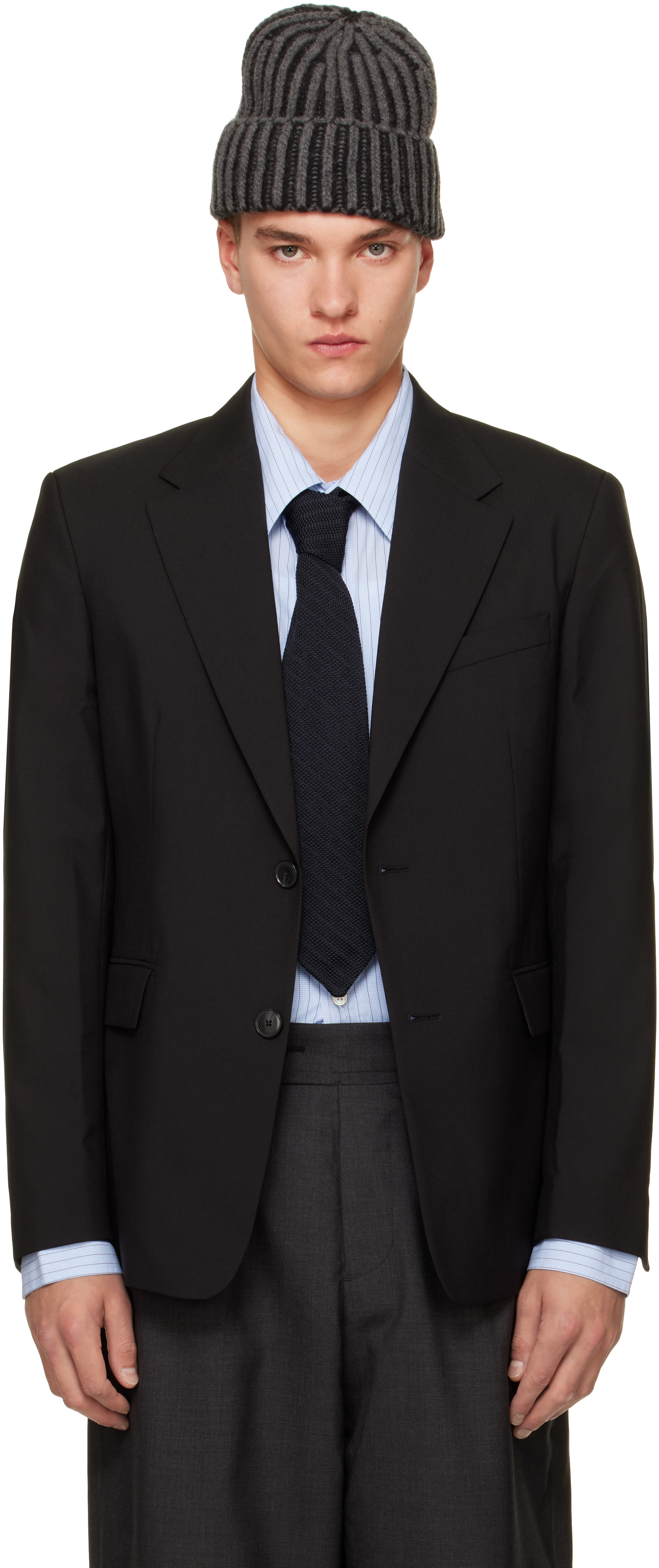 mfpen - Black Single Breasted Blazer