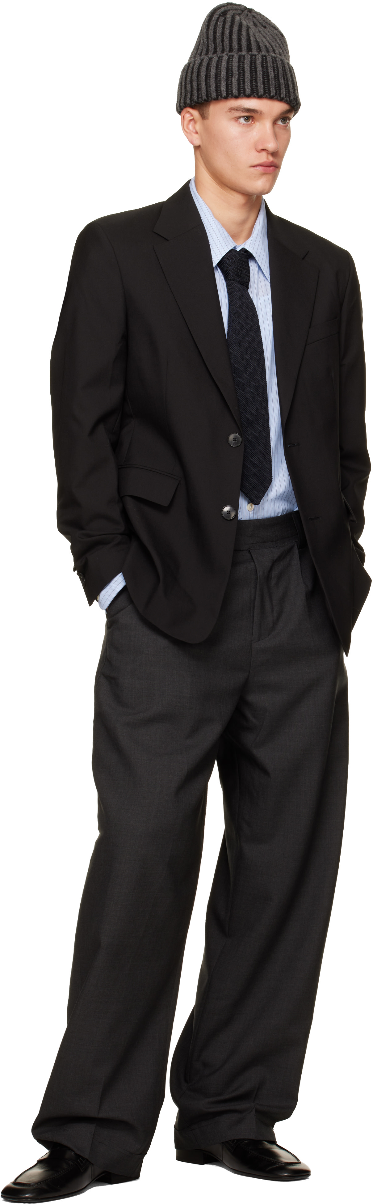 mfpen - Black Single Breasted Blazer