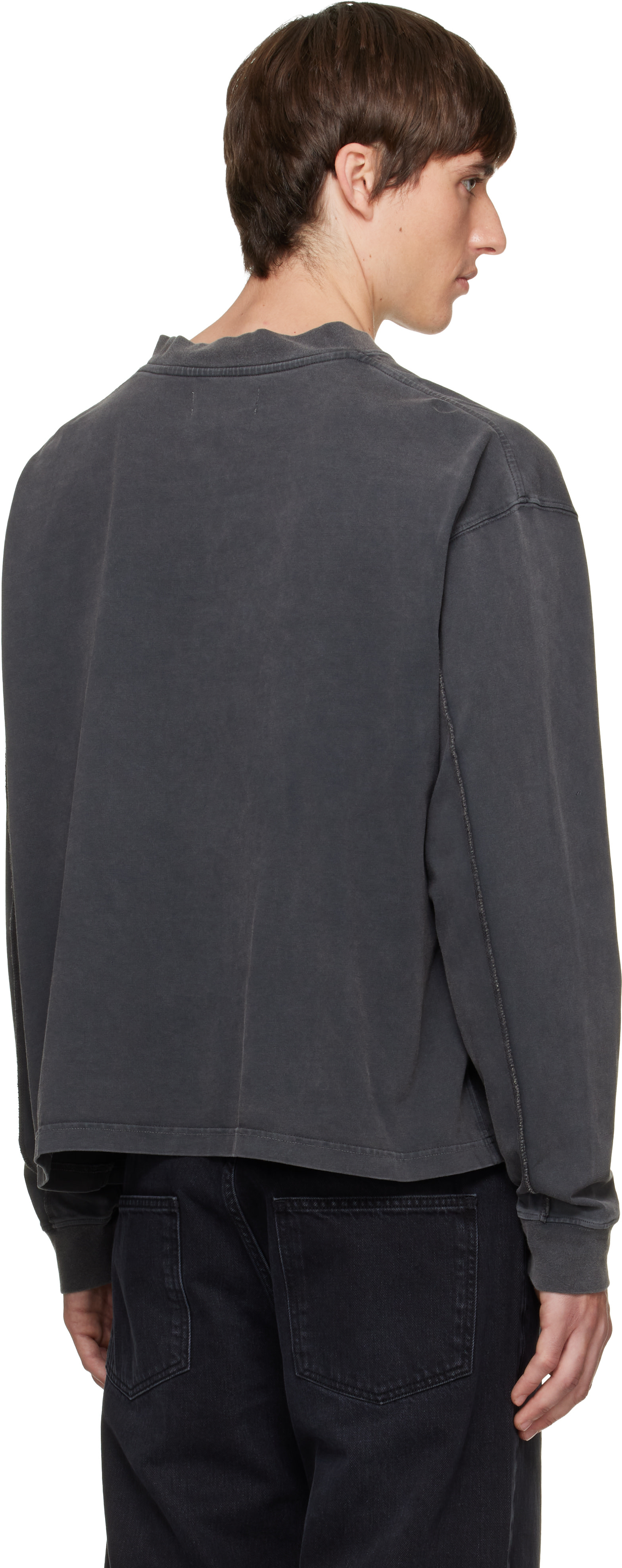mfpen - Gray Browsing LS T-shirt