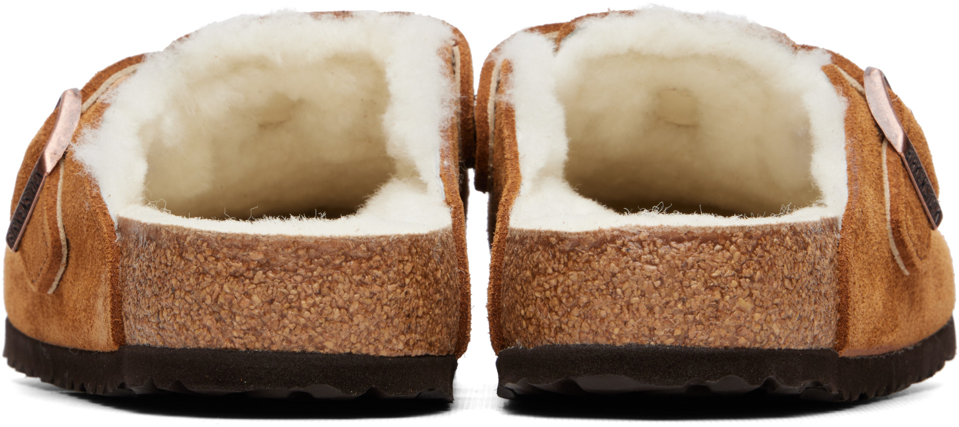 Birkenstock - 탠 레귤러 보스턴 시어링 로퍼