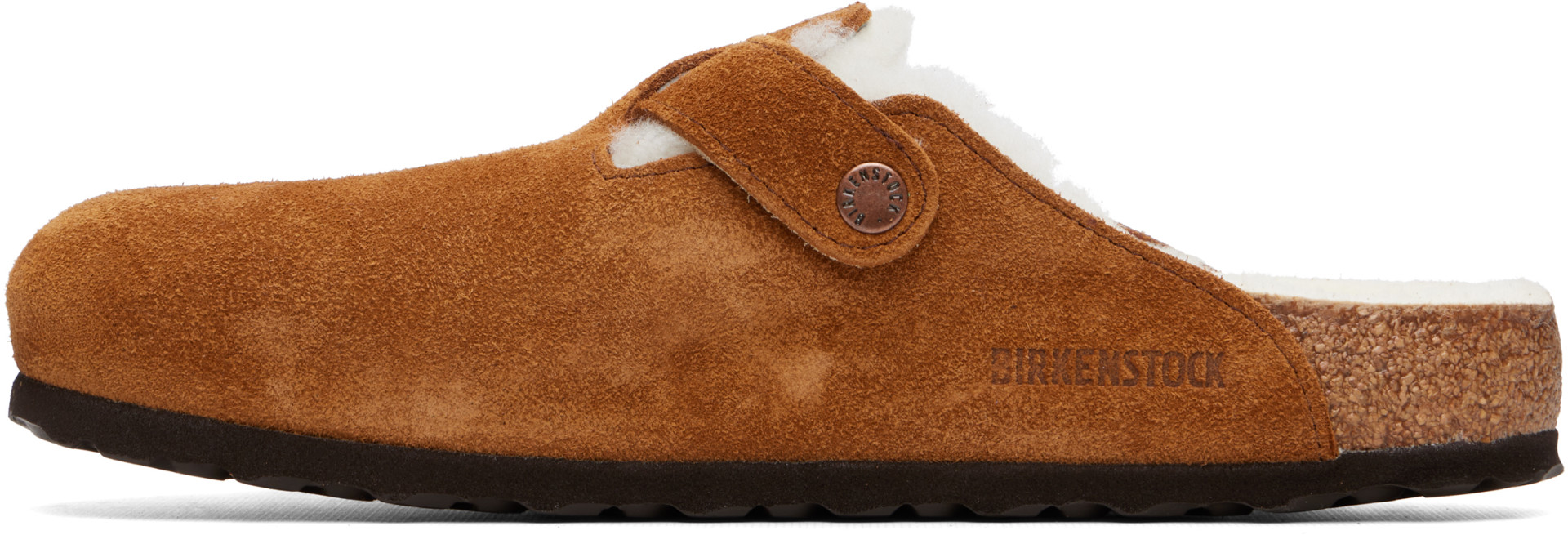 Birkenstock - 탠 레귤러 보스턴 시어링 로퍼