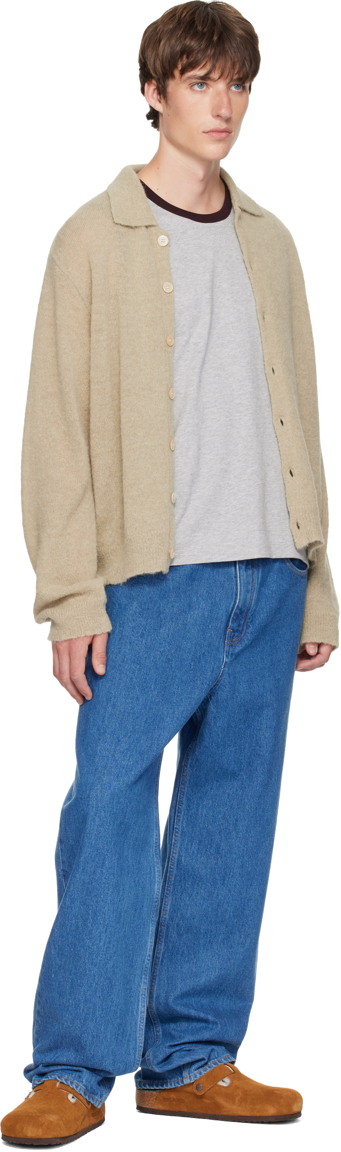 Birkenstock - Tan Regular Boston Shearling Loafers