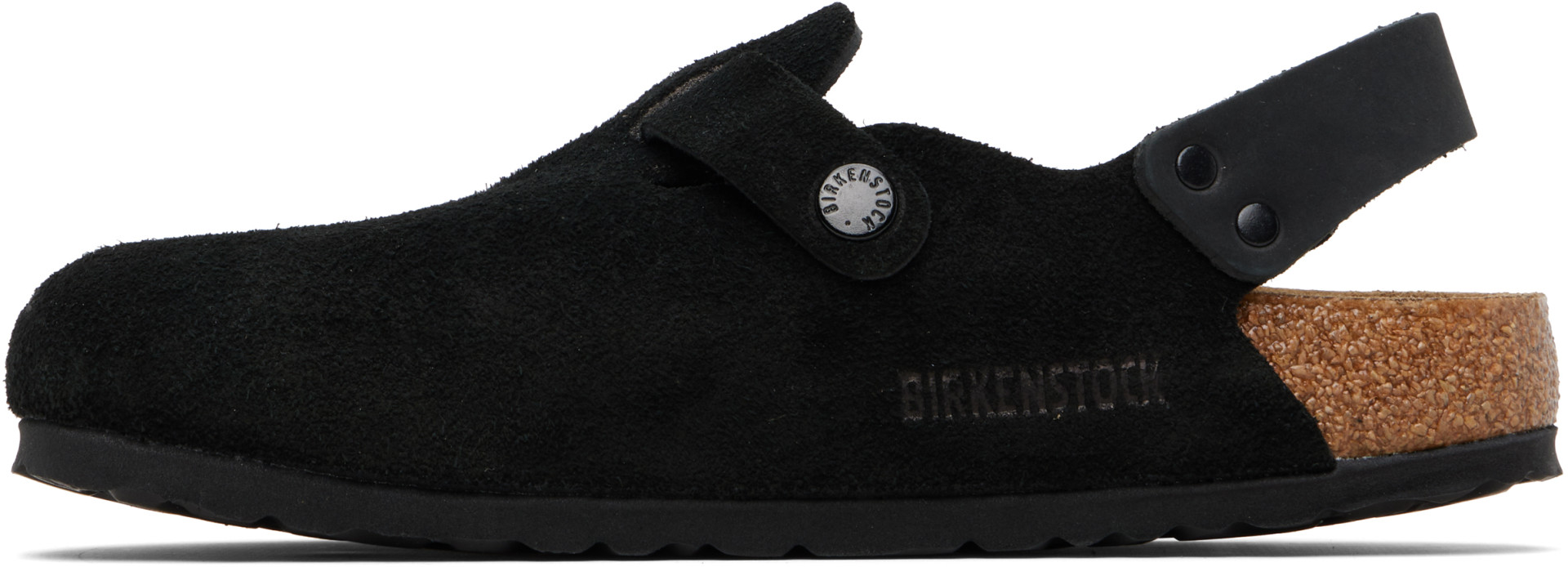 Birkenstock: ブラック Regular Tokio スエード クロッグ | SSENSE 日本
