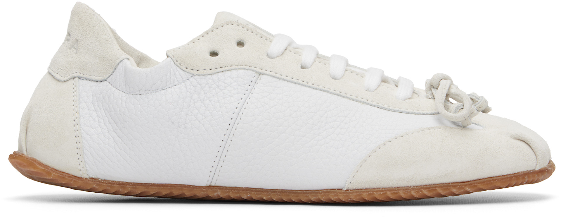 ABRA - Baskets de style ballerine blanc cassé