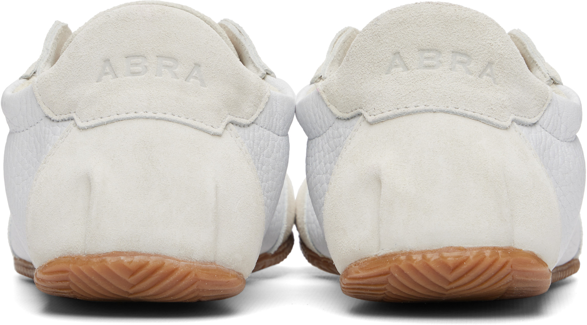 ABRA - Baskets de style ballerine blanc cassé