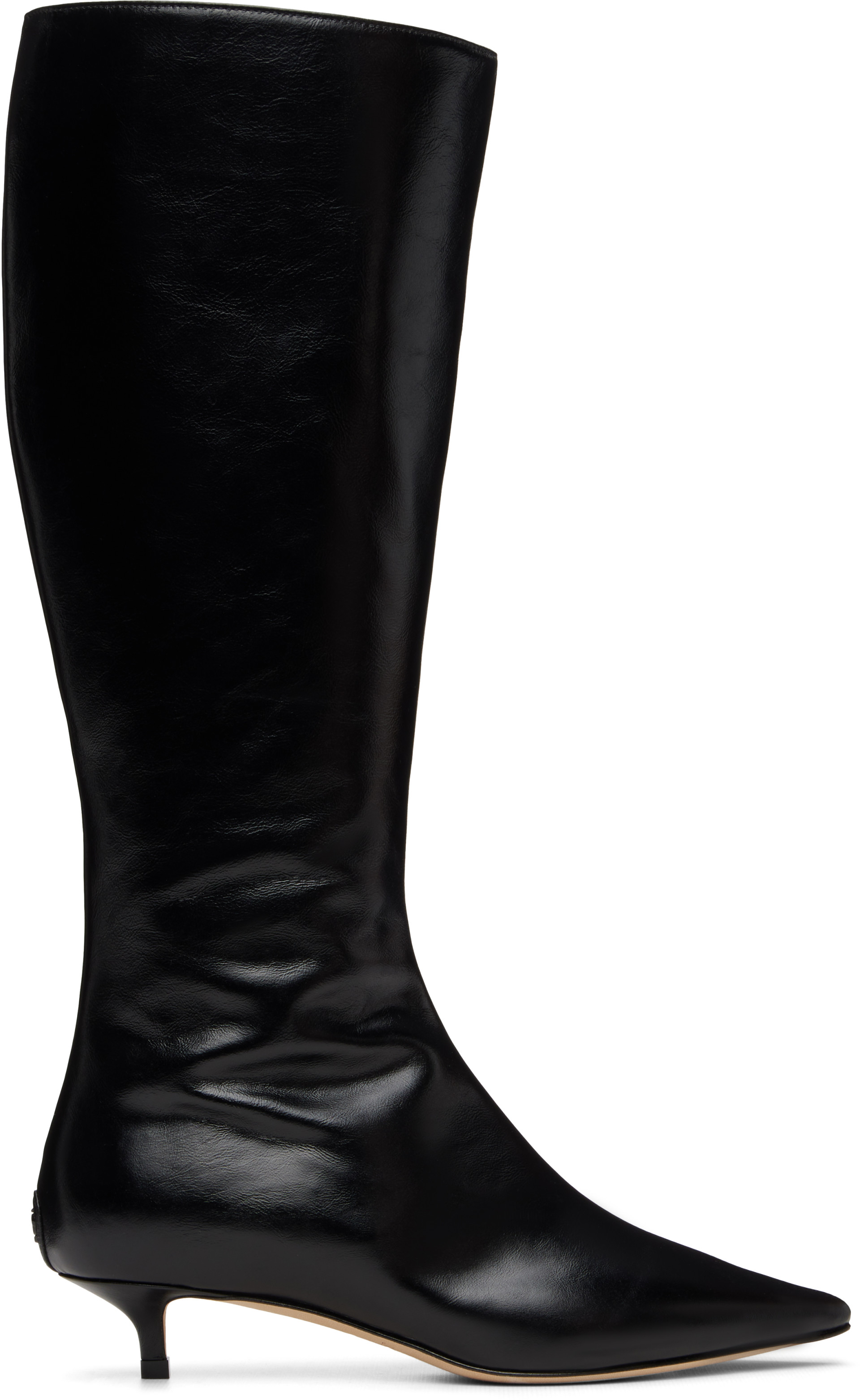 Jimmy Choo: ブラック Amis 35 ロングブーツ | SSENSE 日本
