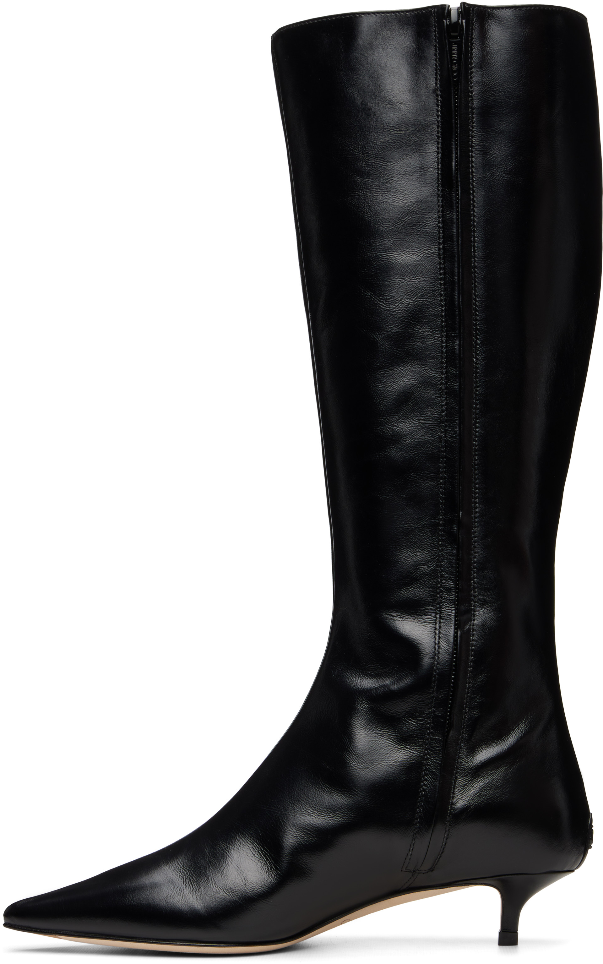 Jimmy Choo: Black Amis 35 Knee Boots | SSENSE