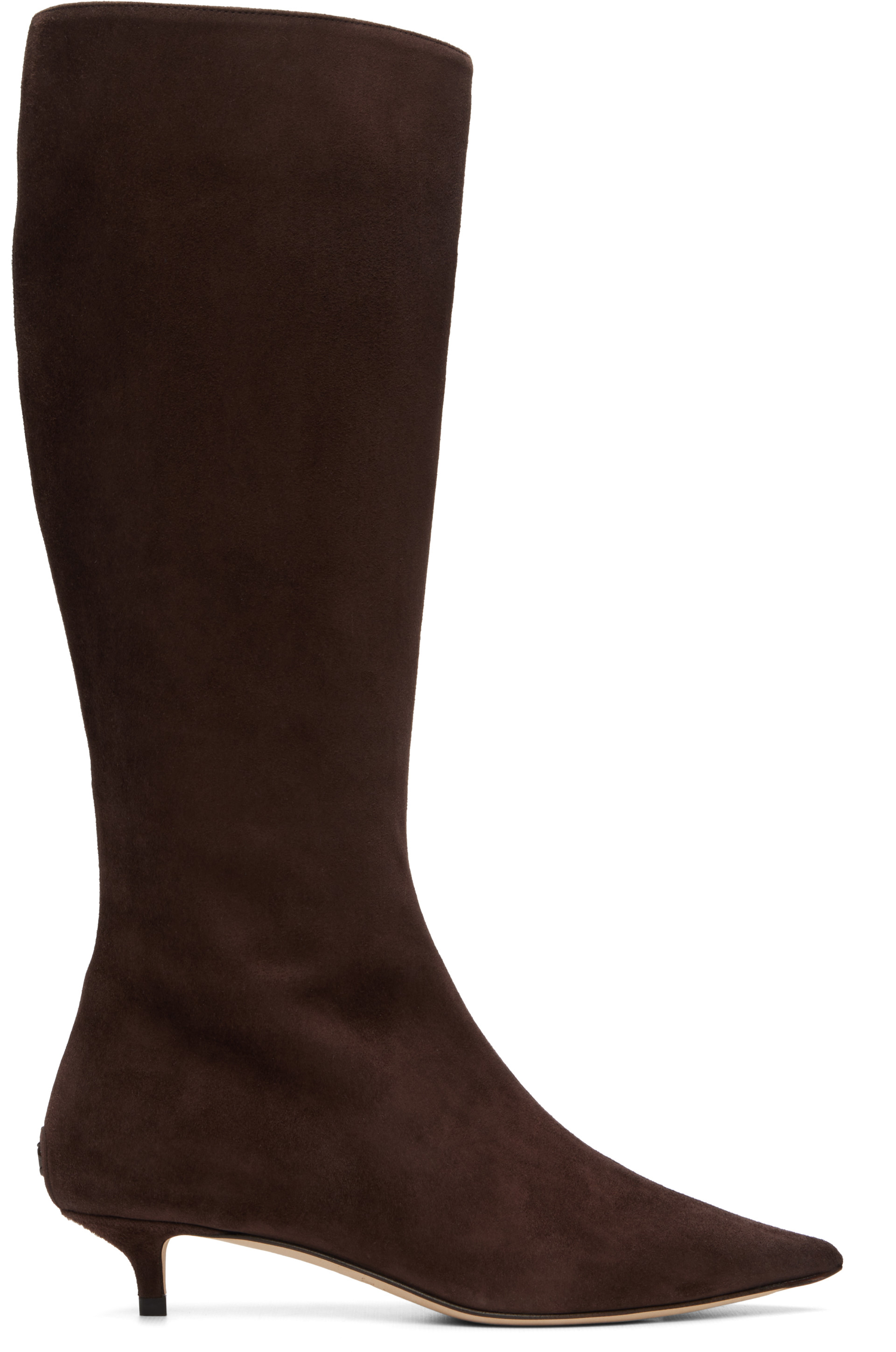 Jimmy Choo: Brown Amis 35 Knee Boots | SSENSE