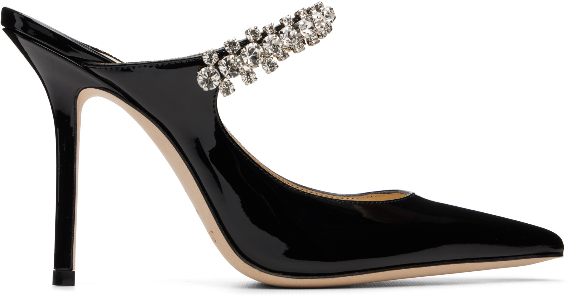 Jimmy Choo: ブラック Bing 100 ヒール | SSENSE 日本