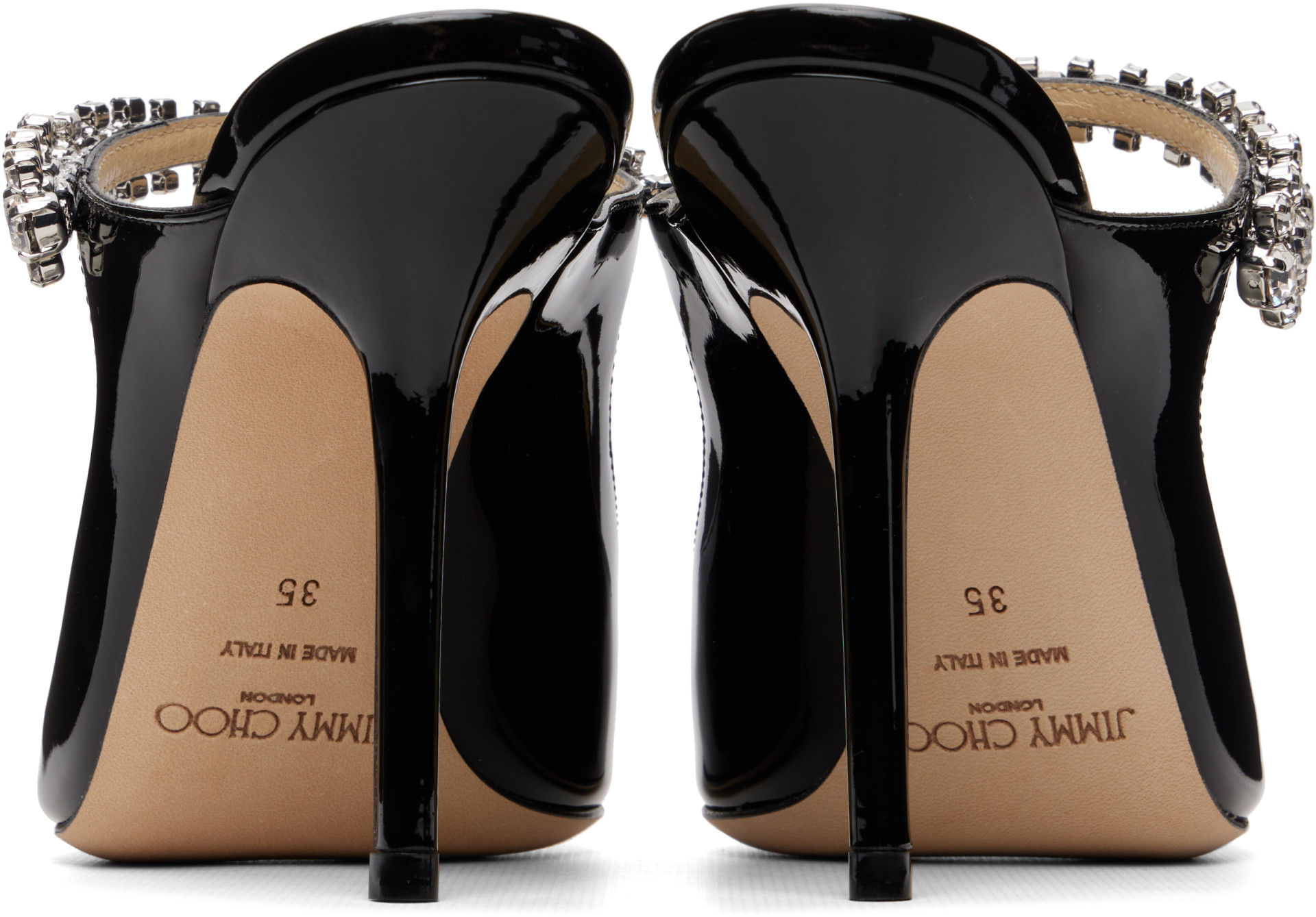 Jimmy Choo: ブラック Bing 100 ヒール | SSENSE 日本