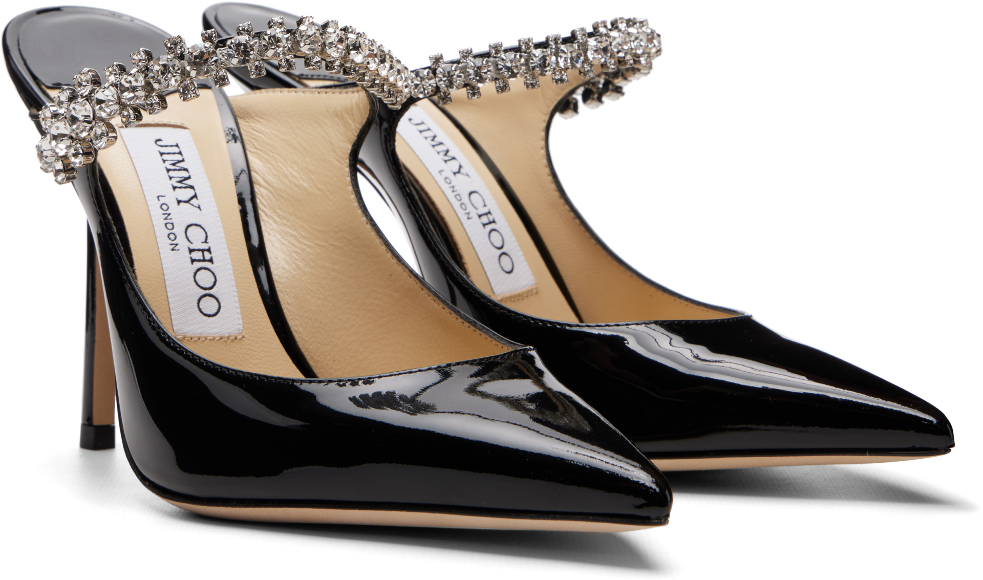Jimmy Choo: ブラック Bing 100 ヒール | SSENSE 日本