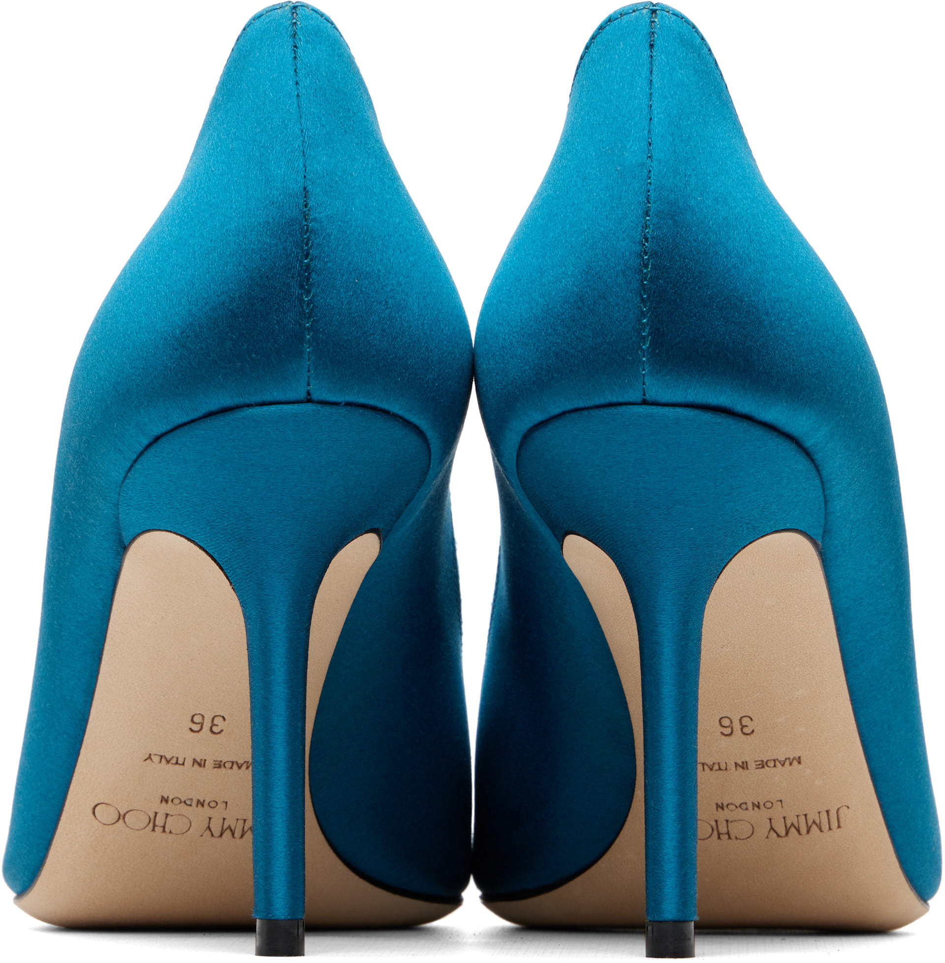 Jimmy Choo ♡ LOVE 85 コバルトブルー Jimmy Choo: Blue Love 85 Heels | SSENSE