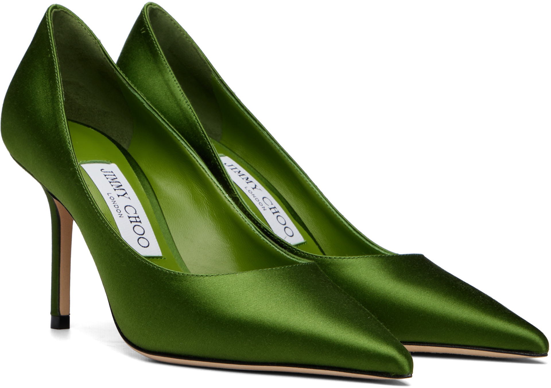 Jimmy Choo - Chaussures à talon Love 85 vertes