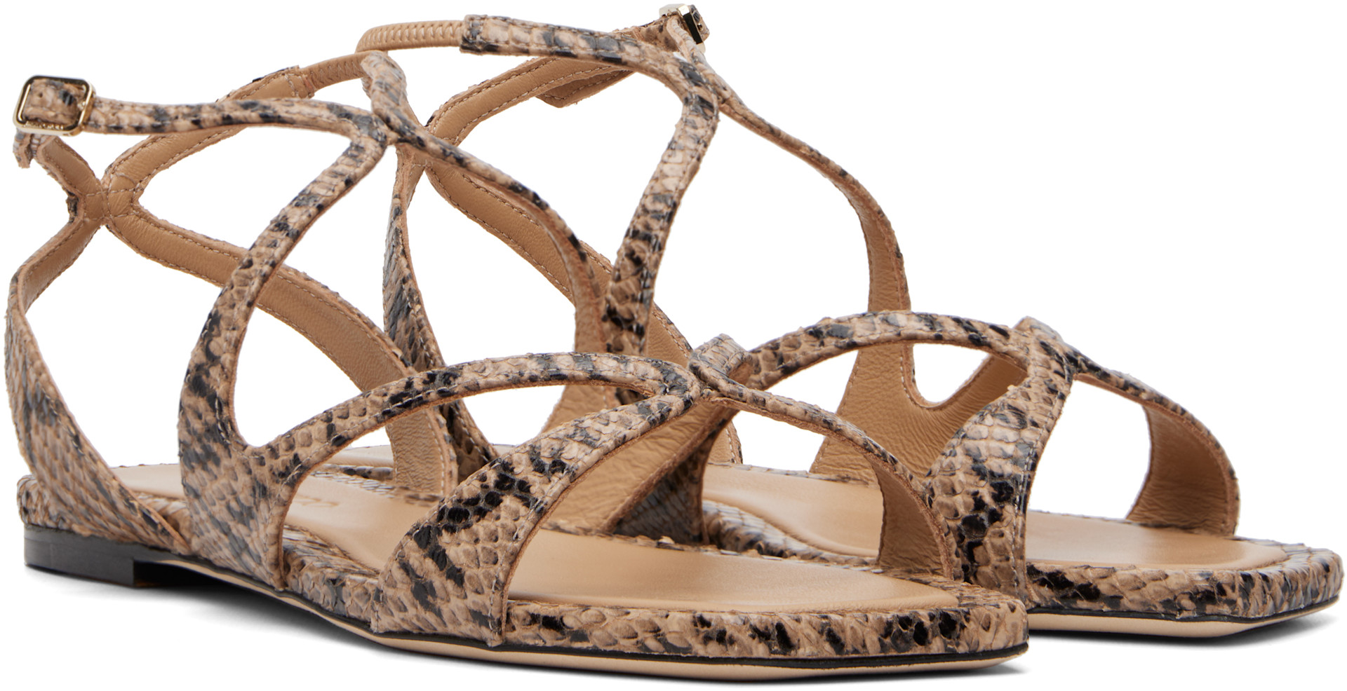 Jimmy Choo - Sandales Ayla beiges