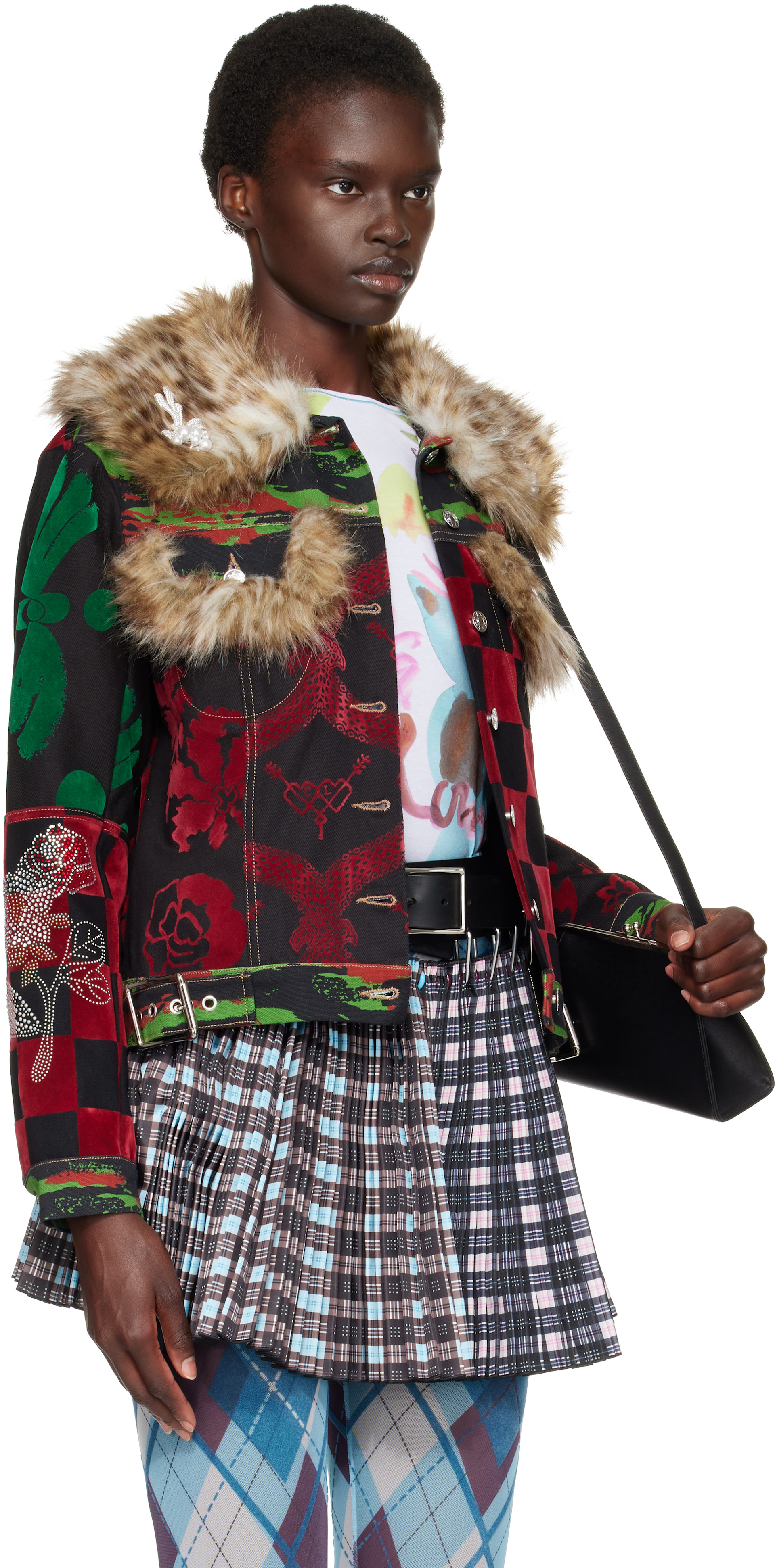 Chopova Lowena - Multicolor Patchwork Denim Jacket