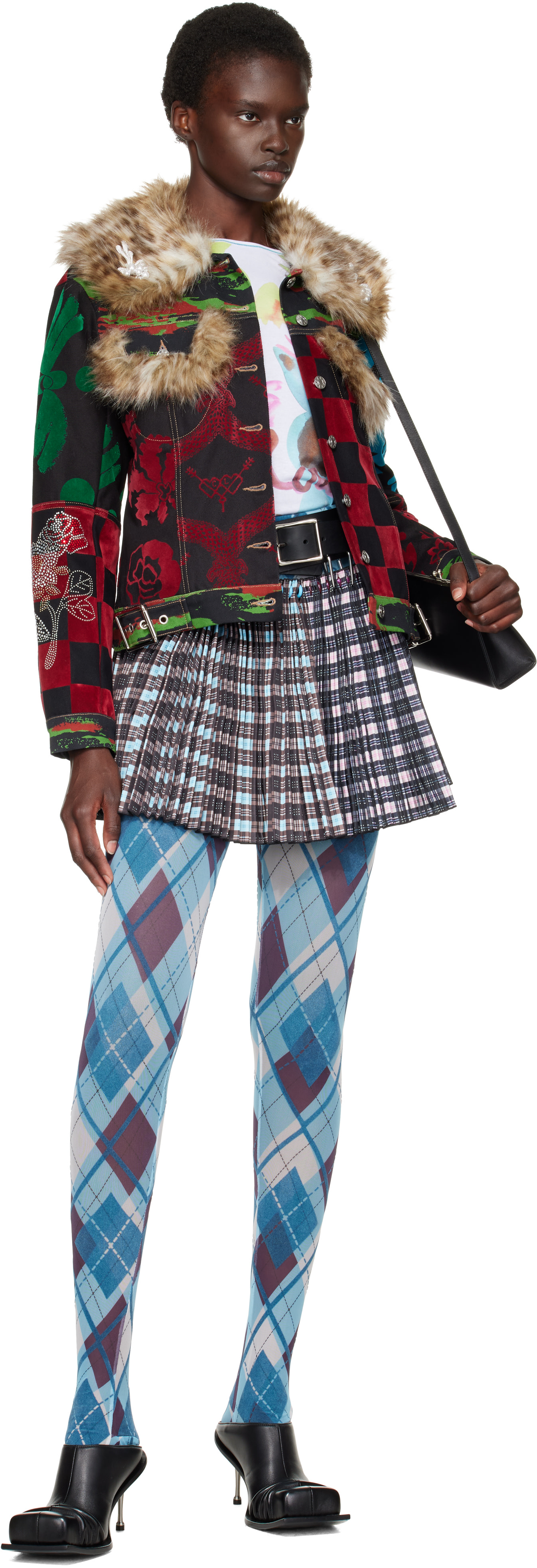 Chopova Lowena - Multicolor Patchwork Denim Jacket