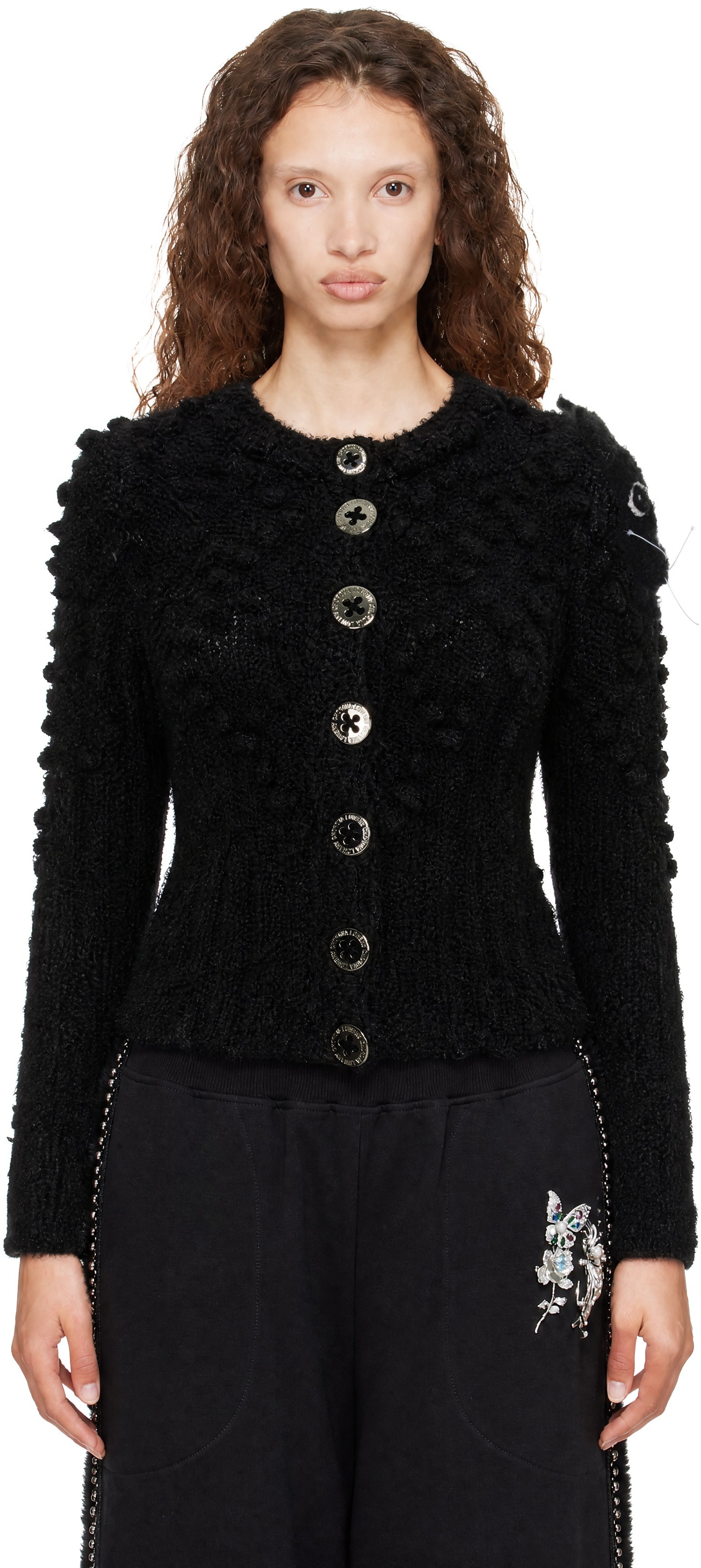 Chopova Lowena - Cardigan Kitty noir