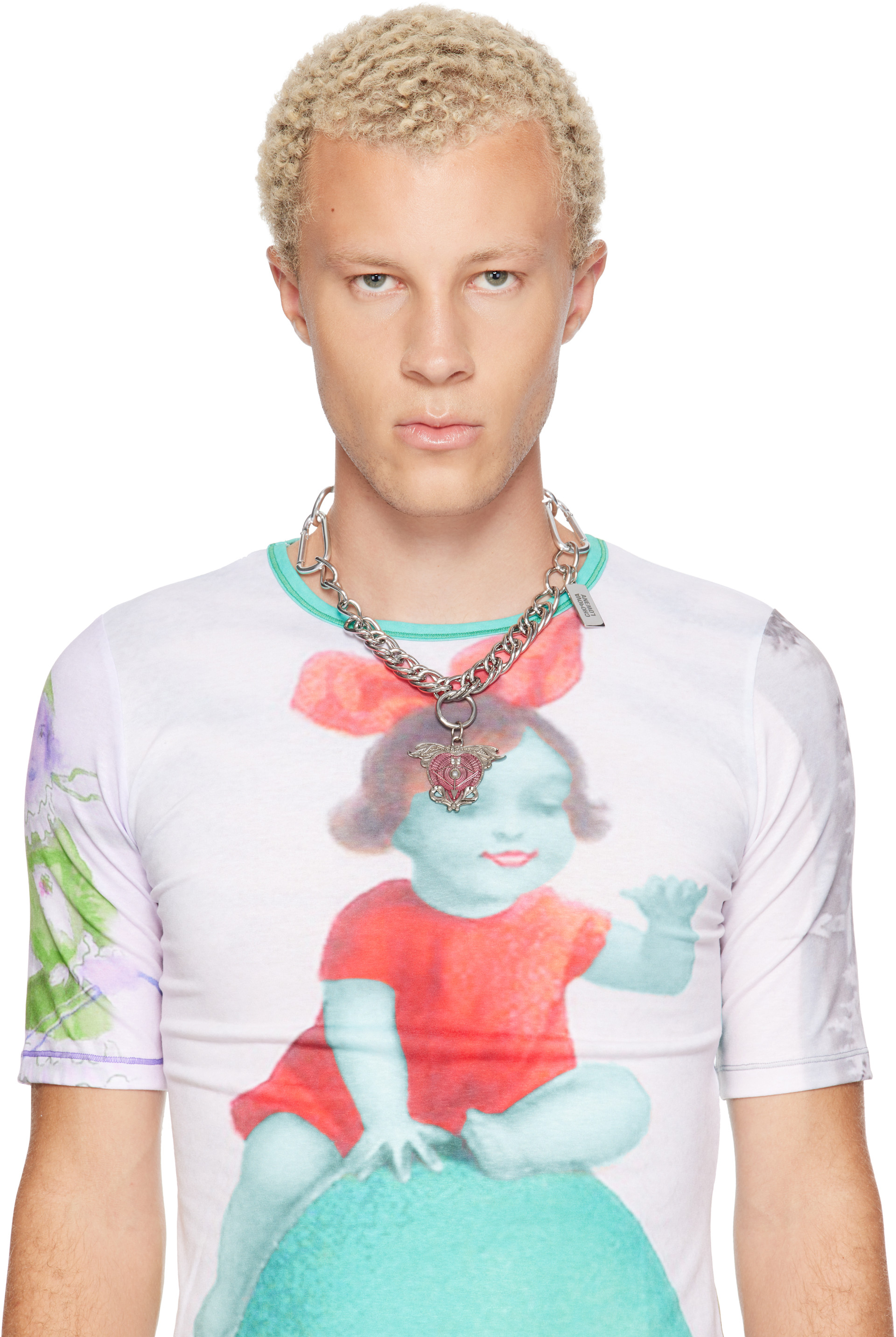 Chopova Lowena: Cupid's Arrow Carabiner Necklace | SSENSE