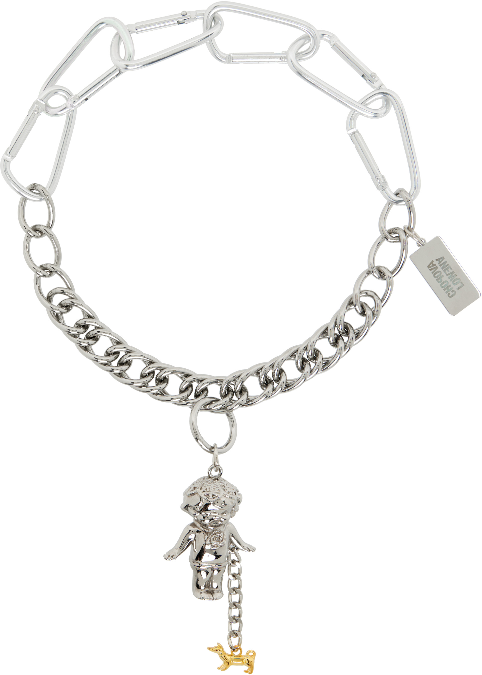 Chopova Lowena: 'My Pet Carabiner' Necklace | SSENSE Canada