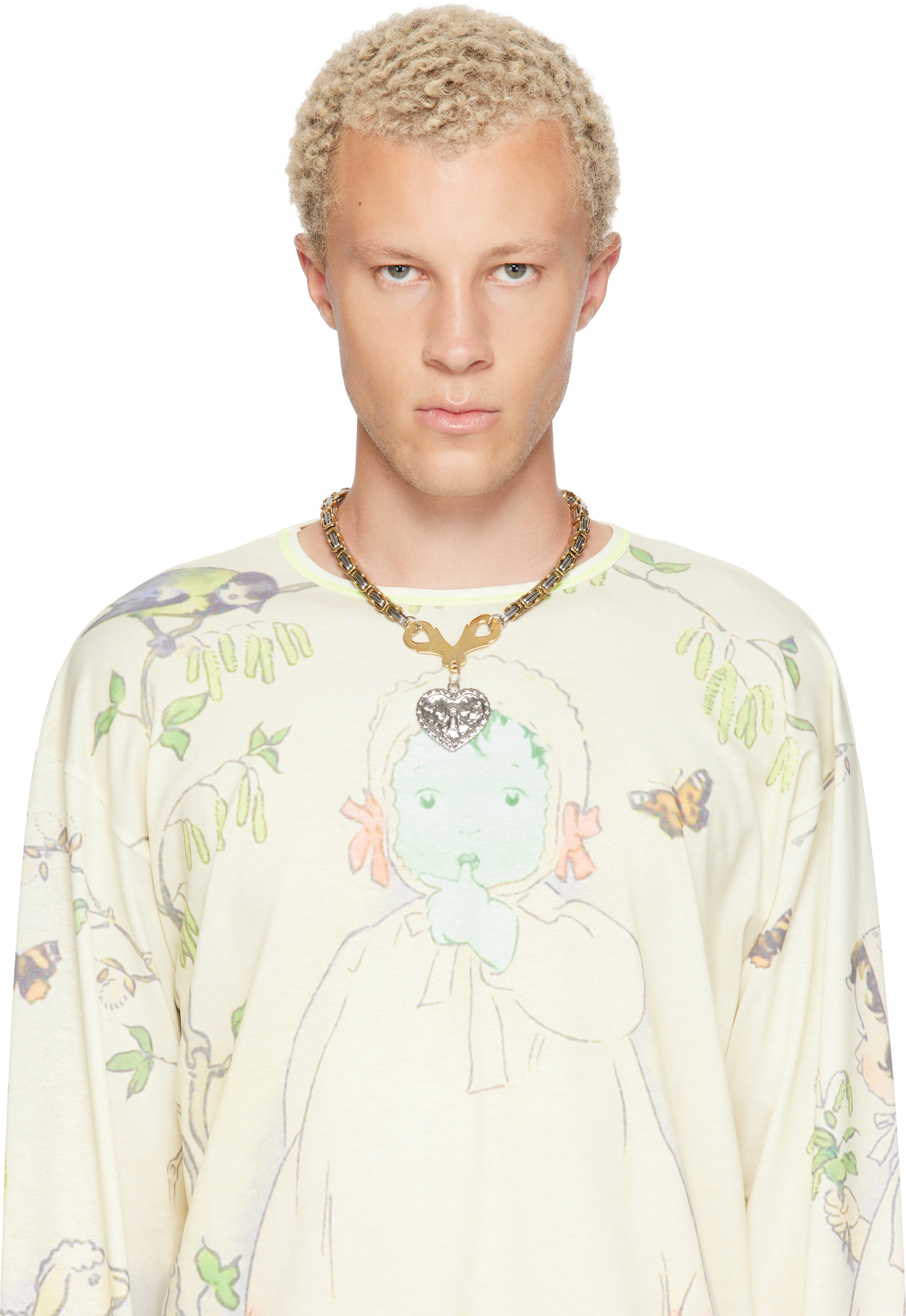 Chopova Lowena: 'Lock Up My Heart' Necklace | SSENSE
