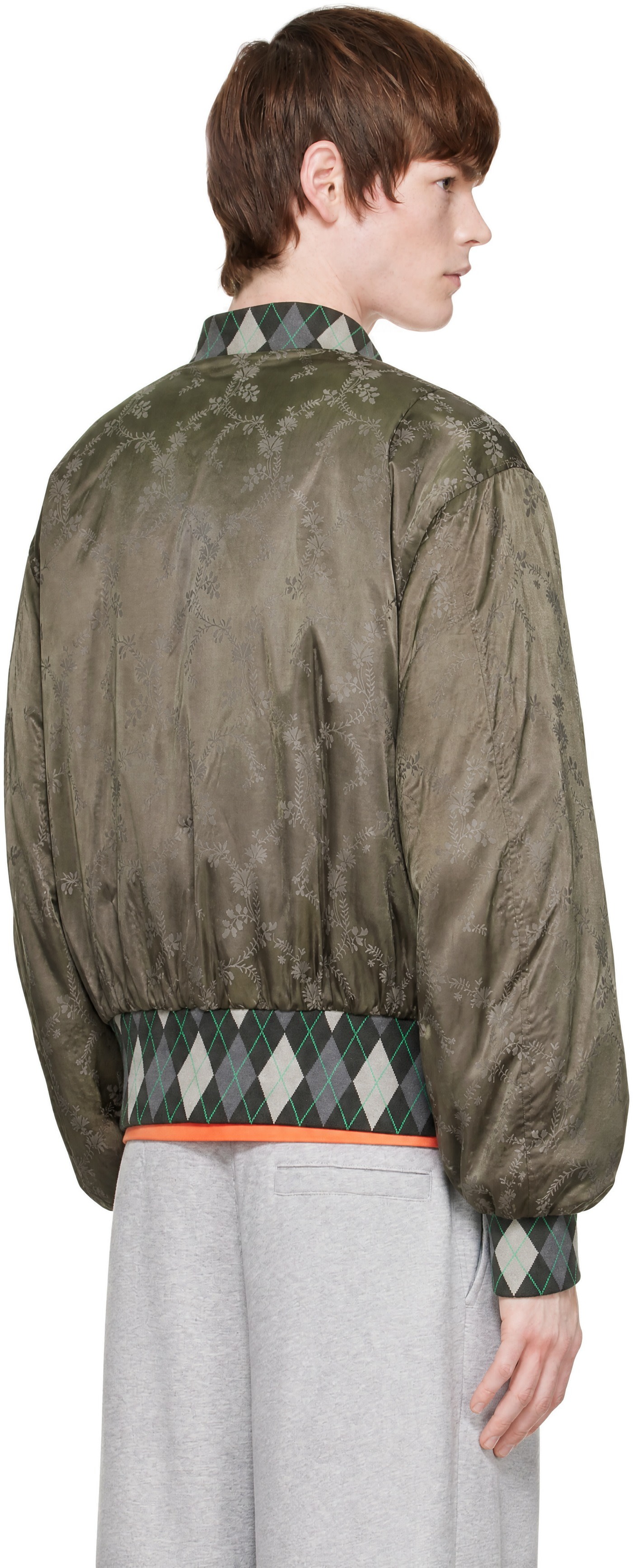 Chopova Lowena - Khaki Crescent Bomber Jacket