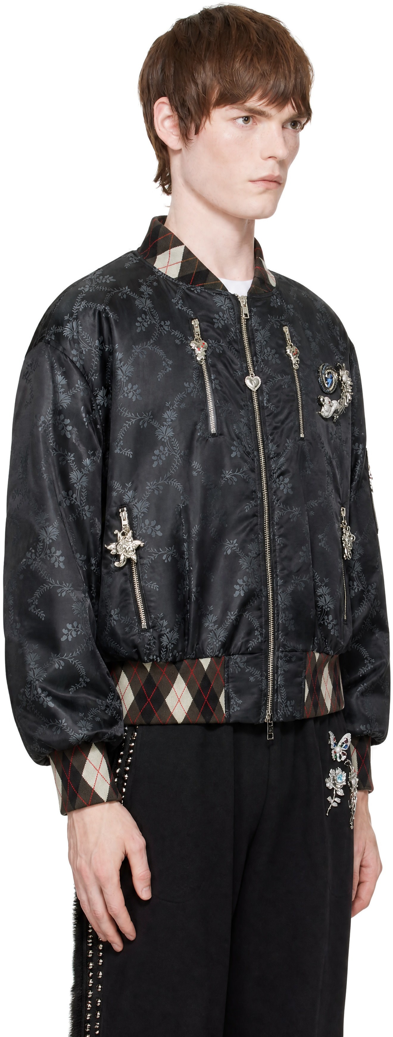 Chopova Lowena - Black Crescent Bomber Jacket
