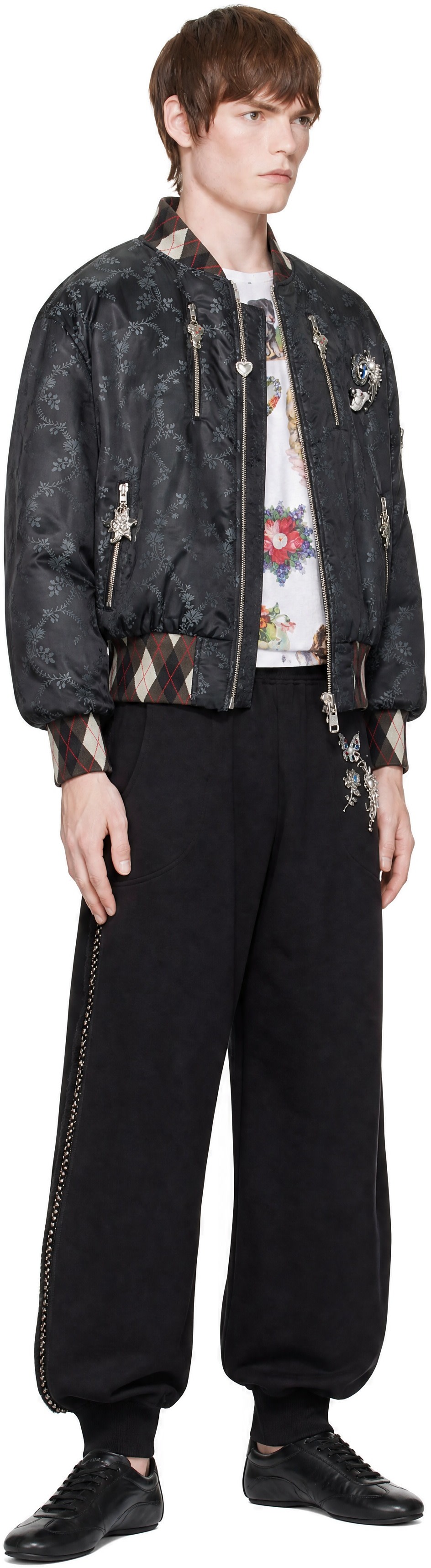 Chopova Lowena - Black Crescent Bomber Jacket