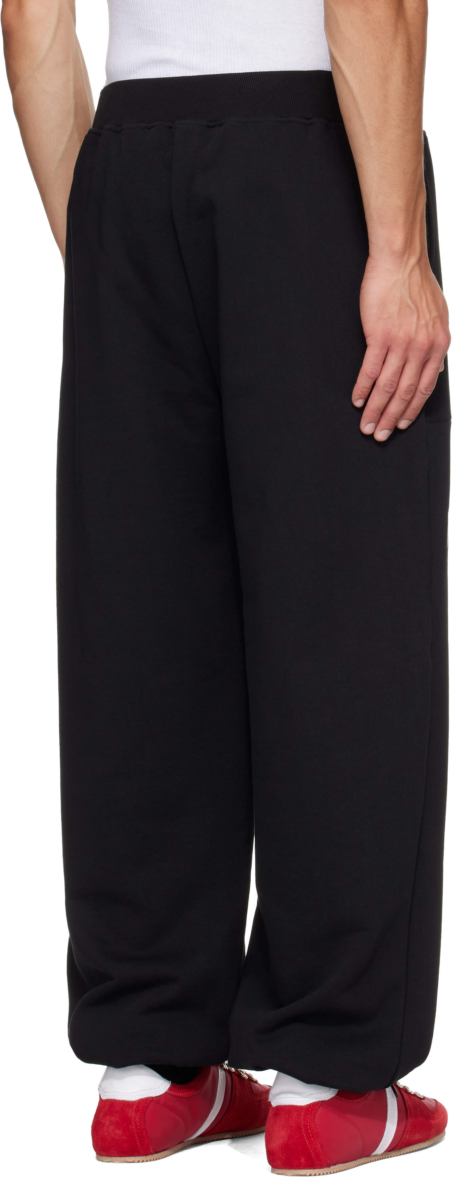Chopova Lowena: Black Feelings Delight Sweatpants | SSENSE