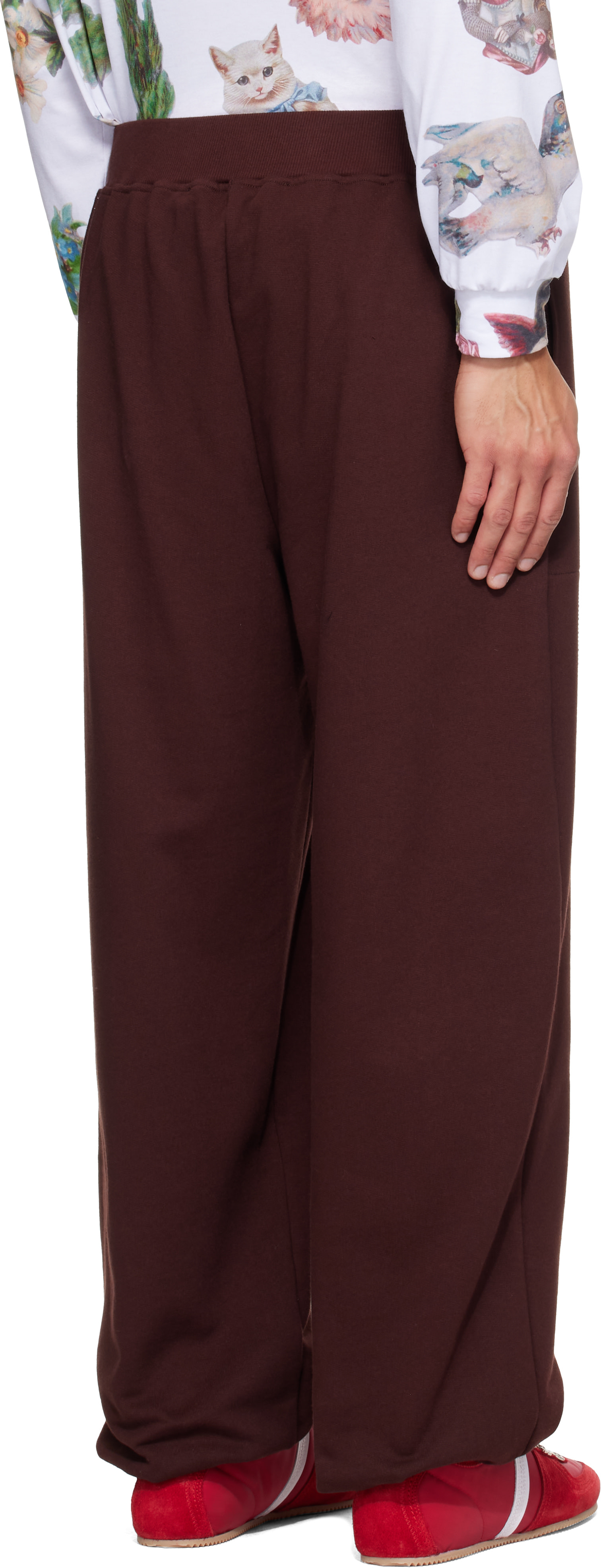 Chopova Lowena: Brown Feelings Hope Sweatpants | SSENSE