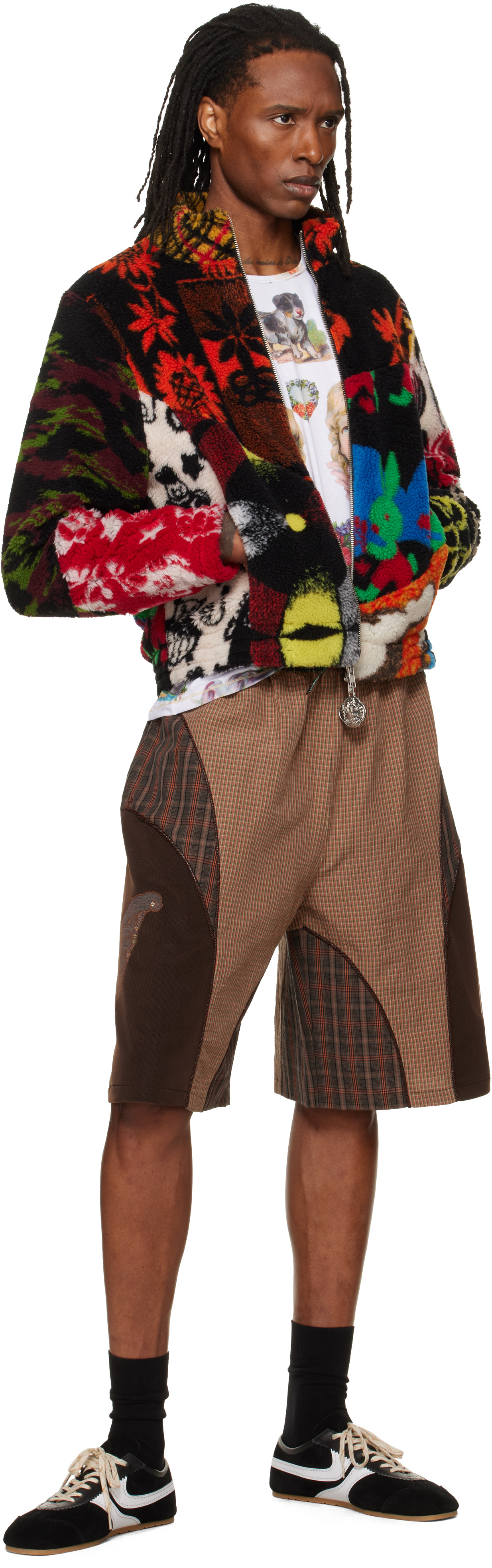 Chopova Lowena: Brown Swoon Shorts | SSENSE