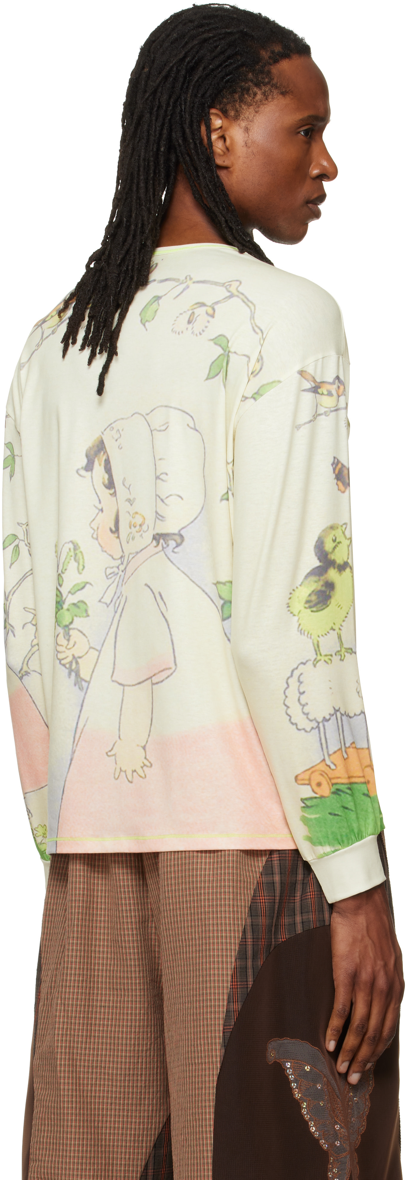 Chopova Lowena: グリーン Woodland オーバーサイズ Tシャツ | SSENSE 日本