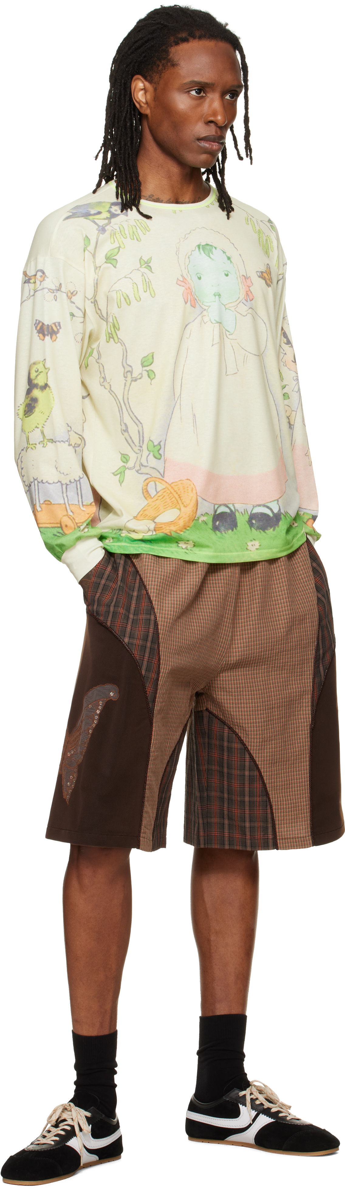 Chopova Lowena: グリーン Woodland オーバーサイズ Tシャツ | SSENSE 日本
