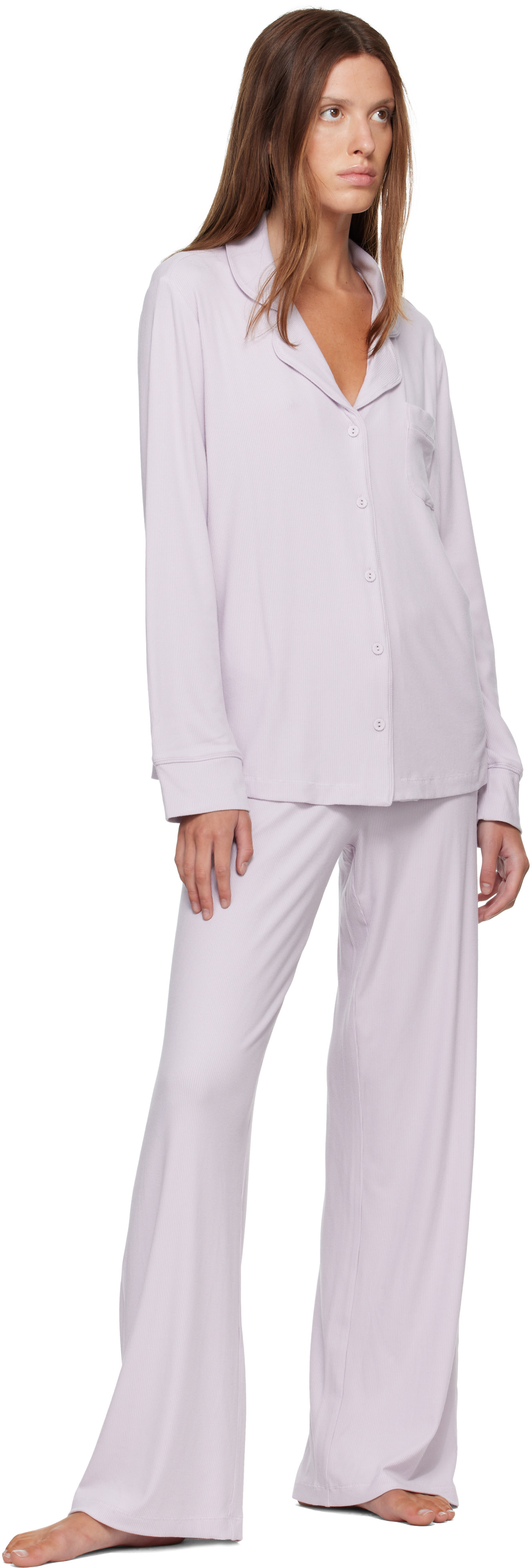 SKIMS - Ensemble de pyjama mauve - Soft Lounge