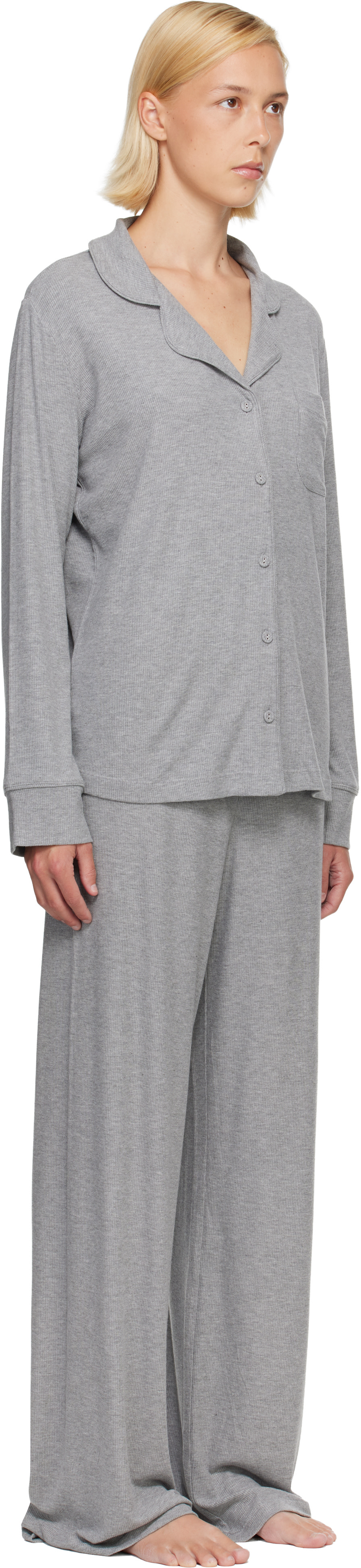 SKIMS - Pyjama gris - Soft Lounge