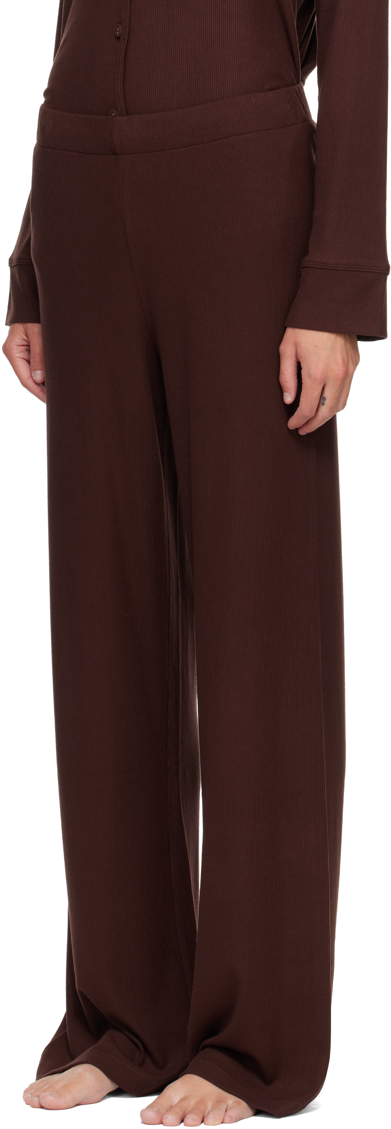 SKIMS - Pyjama brun - Soft Lounge